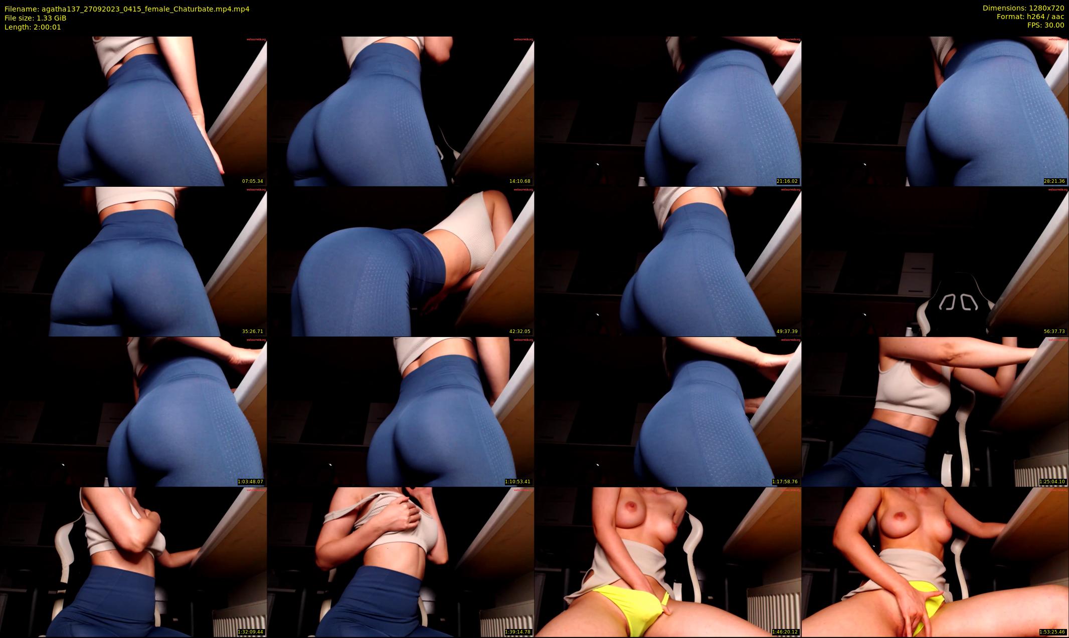 agatha137 — 121 minute Chaturbate female cam show recording, 720p, Sep 27, 2023