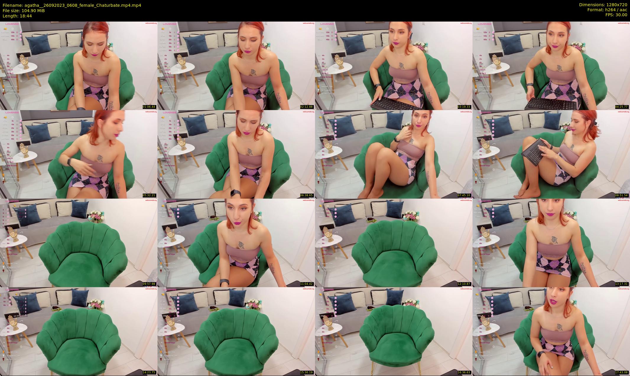 agatha_ — 19 minute Chaturbate female cam show recording, 720p, Sep 26, 2023