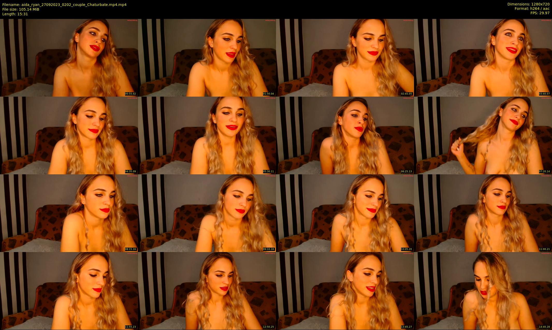 aida_ryan — 16 minute Chaturbate couple cam show recording, 720p, Sep 27, 2023