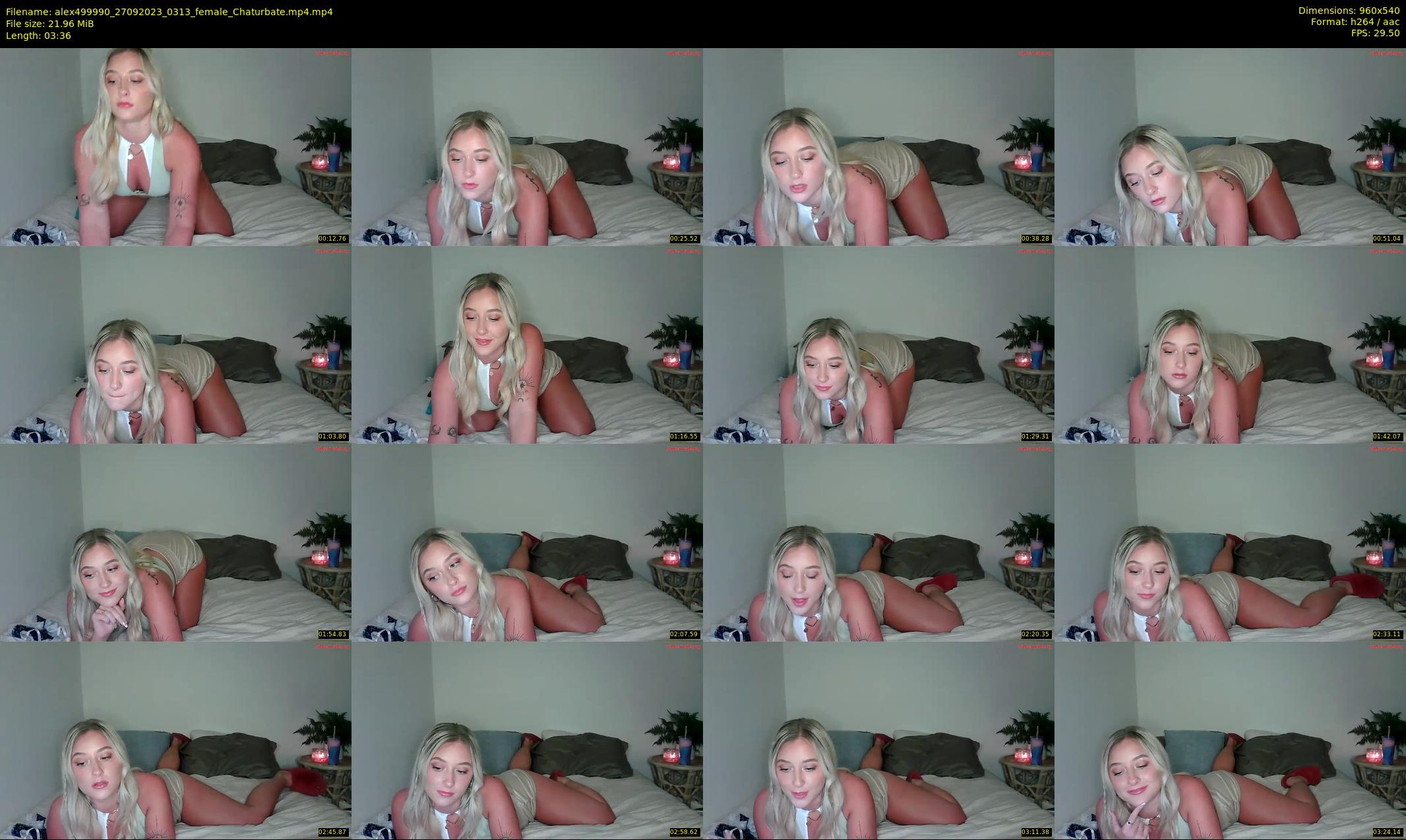 alex499990 — 4 minute Chaturbate female cam show recording, 480p, Sep 27, 2023
