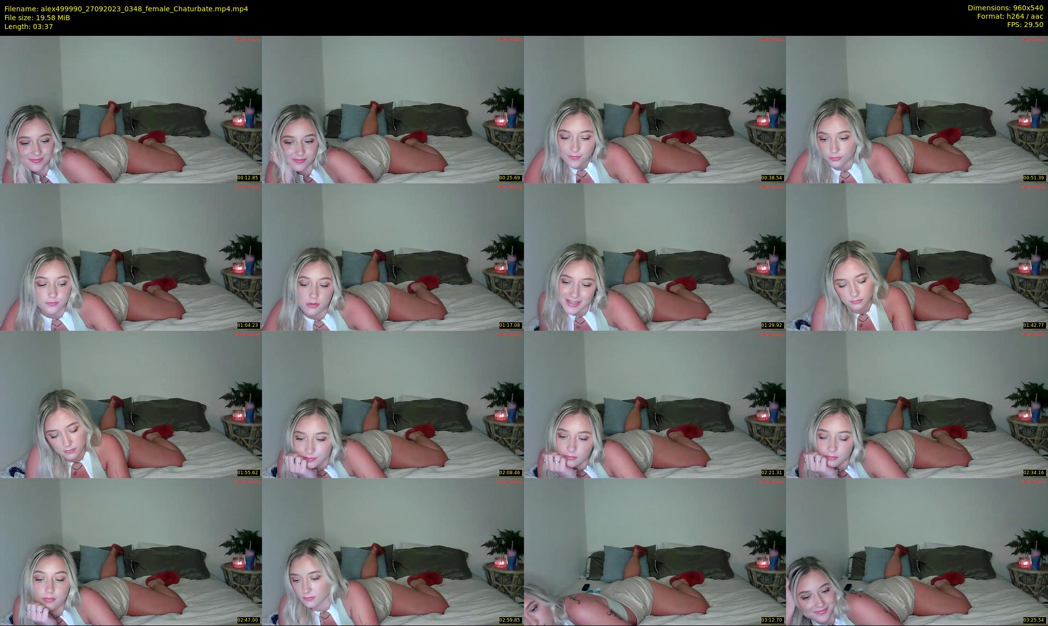 alex499990 — 4 minute Chaturbate female cam show recording, 480p, Sep 27, 2023