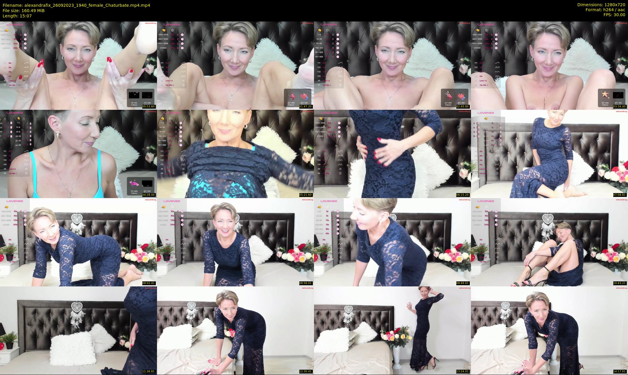alexandrafix — 16 minute Chaturbate female cam show recording, 720p, Sep 26, 2023