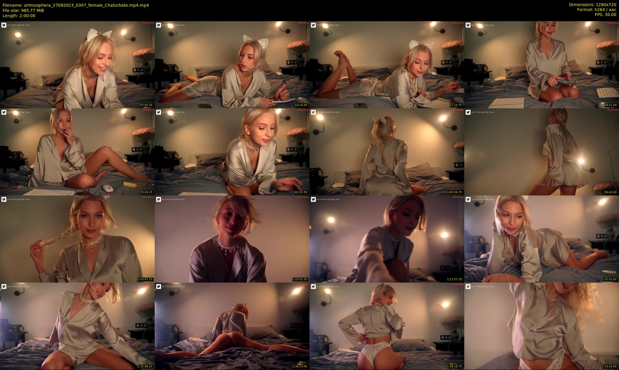 artmosphera — 120 minute Chaturbate female cam show recording, 720p, Sep 27, 2023