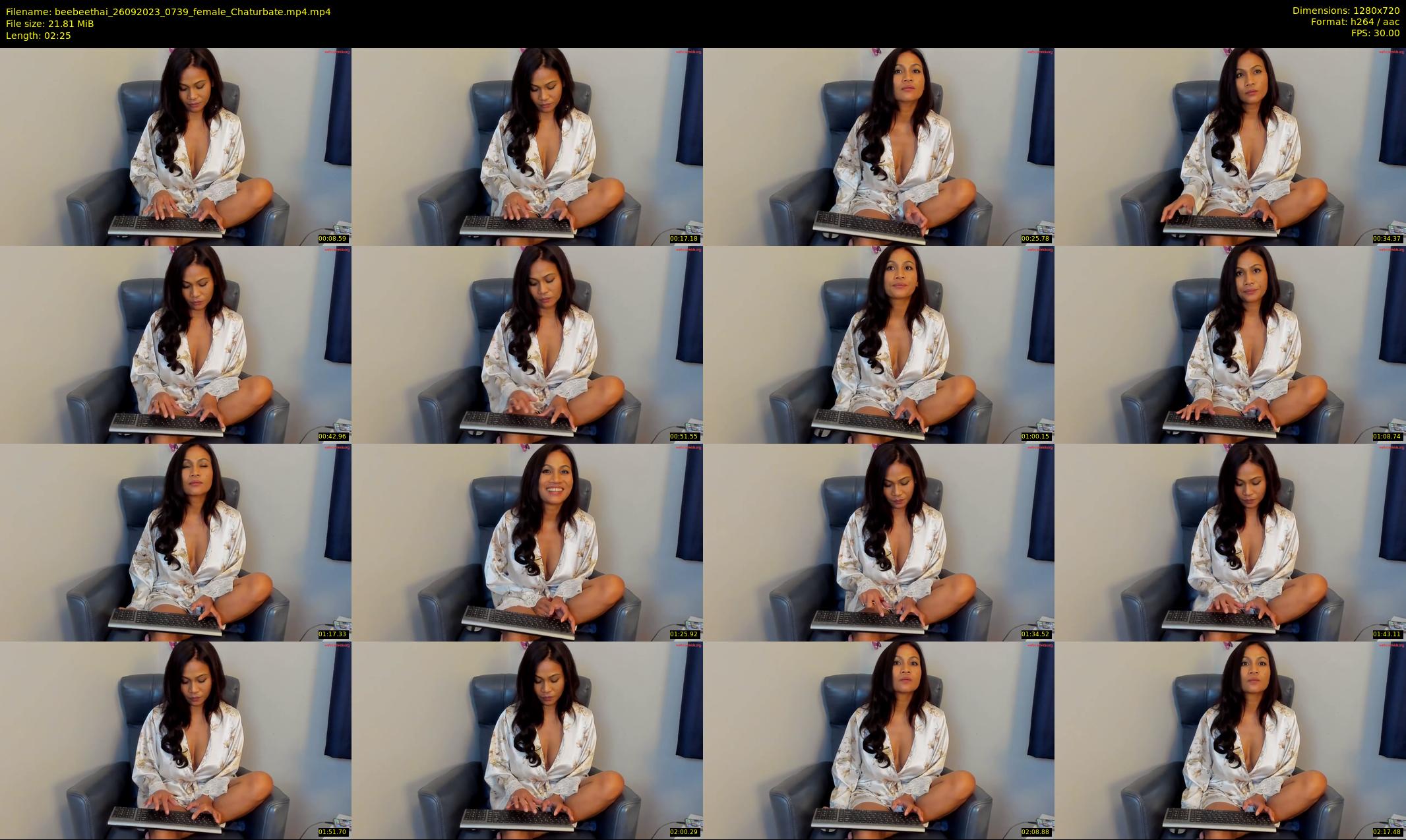 beebeethai — 3 minute Chaturbate female cam show recording, 720p, Sep 26, 2023