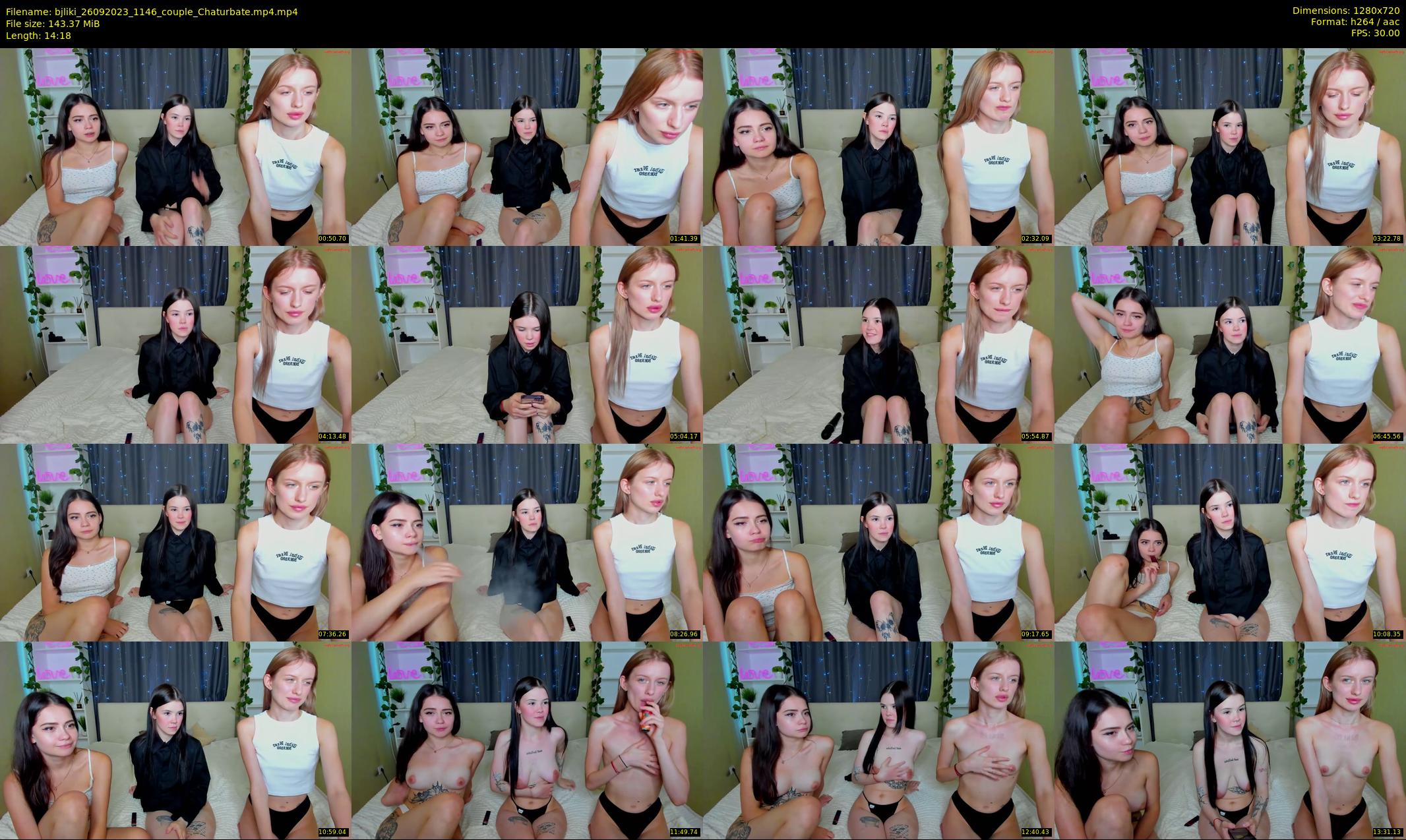 bjliki — 15 minute Chaturbate couple cam show recording, 720p, Sep 26, 2023