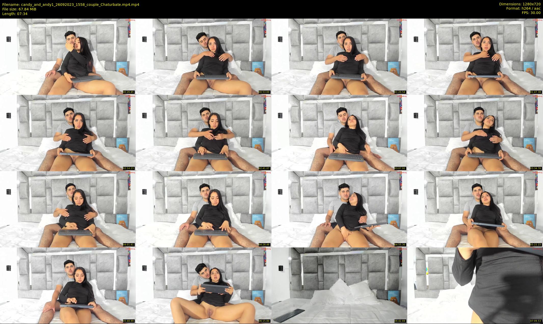 candy_and_andy1 — 8 minute Chaturbate couple cam show recording, 720p, Sep 26, 2023