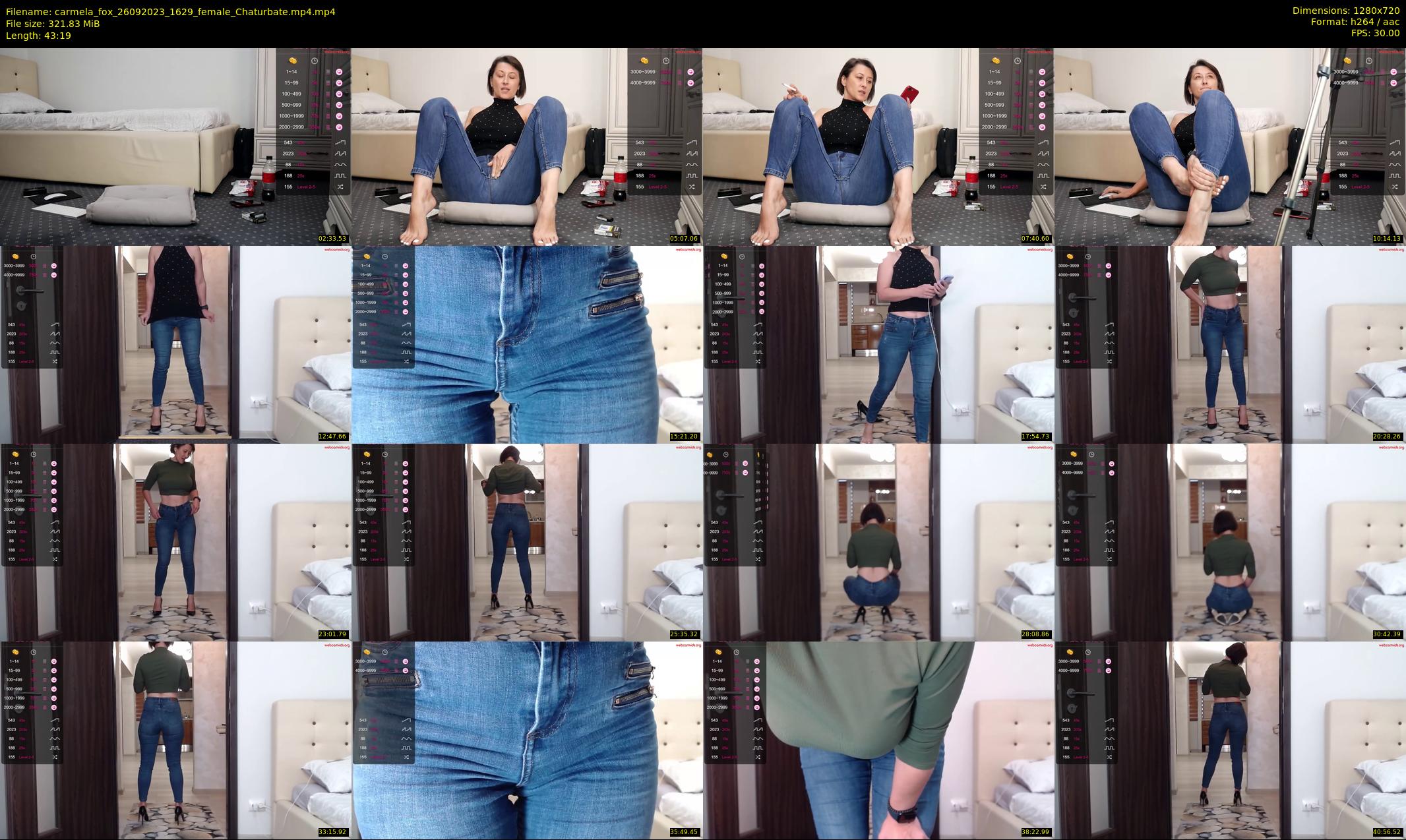 carmela_fox — 44 minute Chaturbate female cam show recording, 720p, Sep 26, 2023