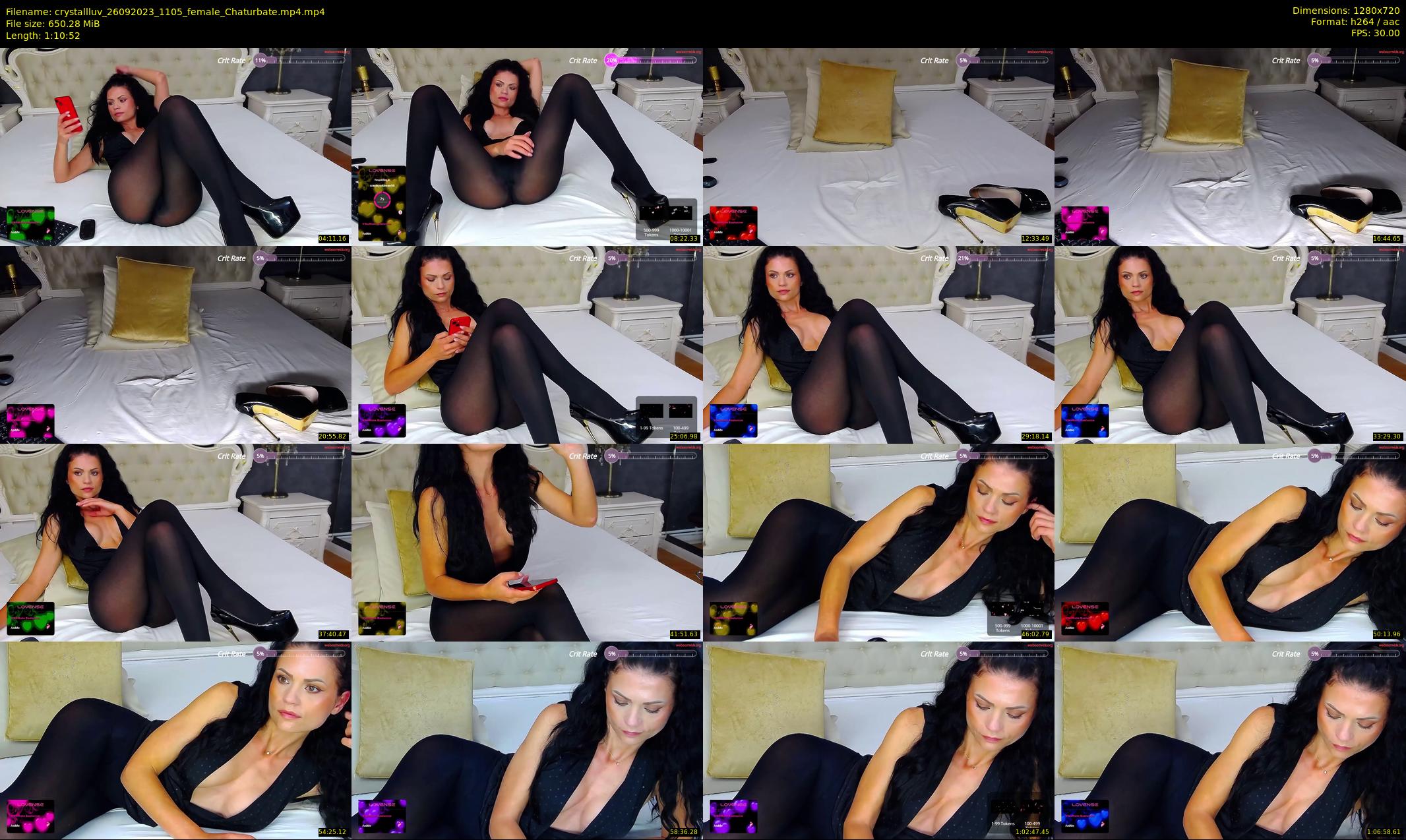 crystallluv — 71 minute Chaturbate female cam show recording, 720p, Sep 26, 2023