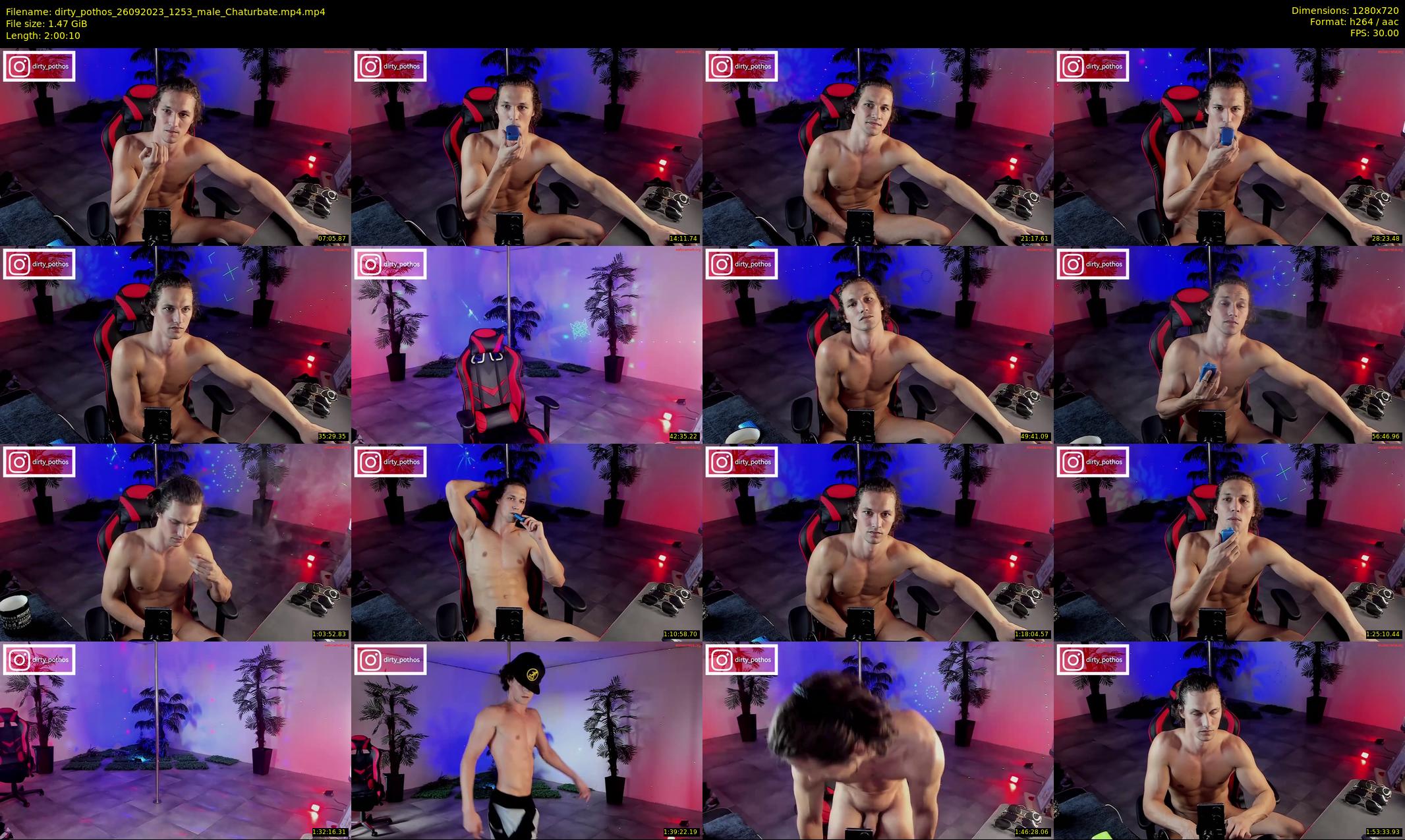 dirty_pothos — 121 minute Chaturbate male cam show recording, 720p, Sep 26, 2023