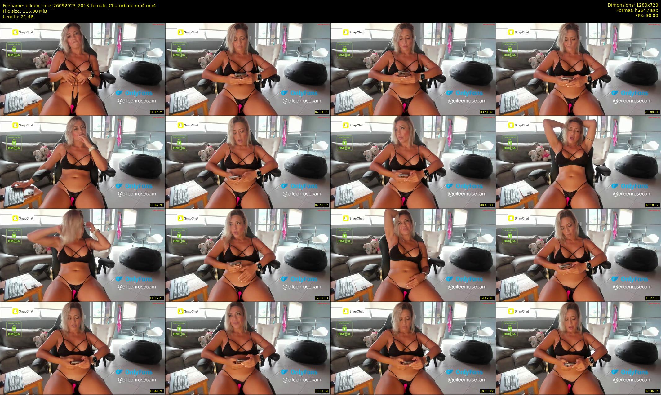 eileen_rose — 22 minute Chaturbate female cam show recording, 720p, Sep 26, 2023