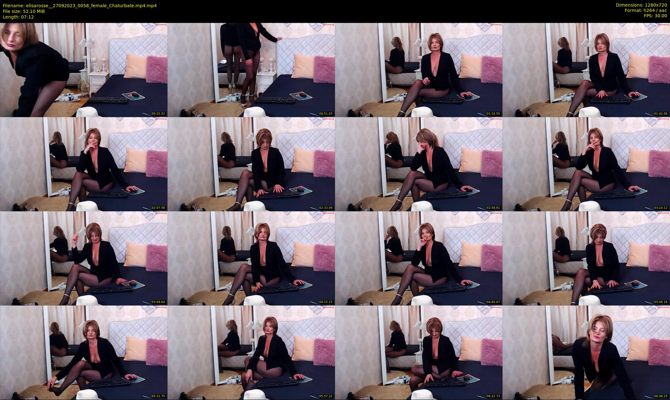elisarosse_ — 8 minute Chaturbate female cam show recording, 720p, Sep 27, 2023