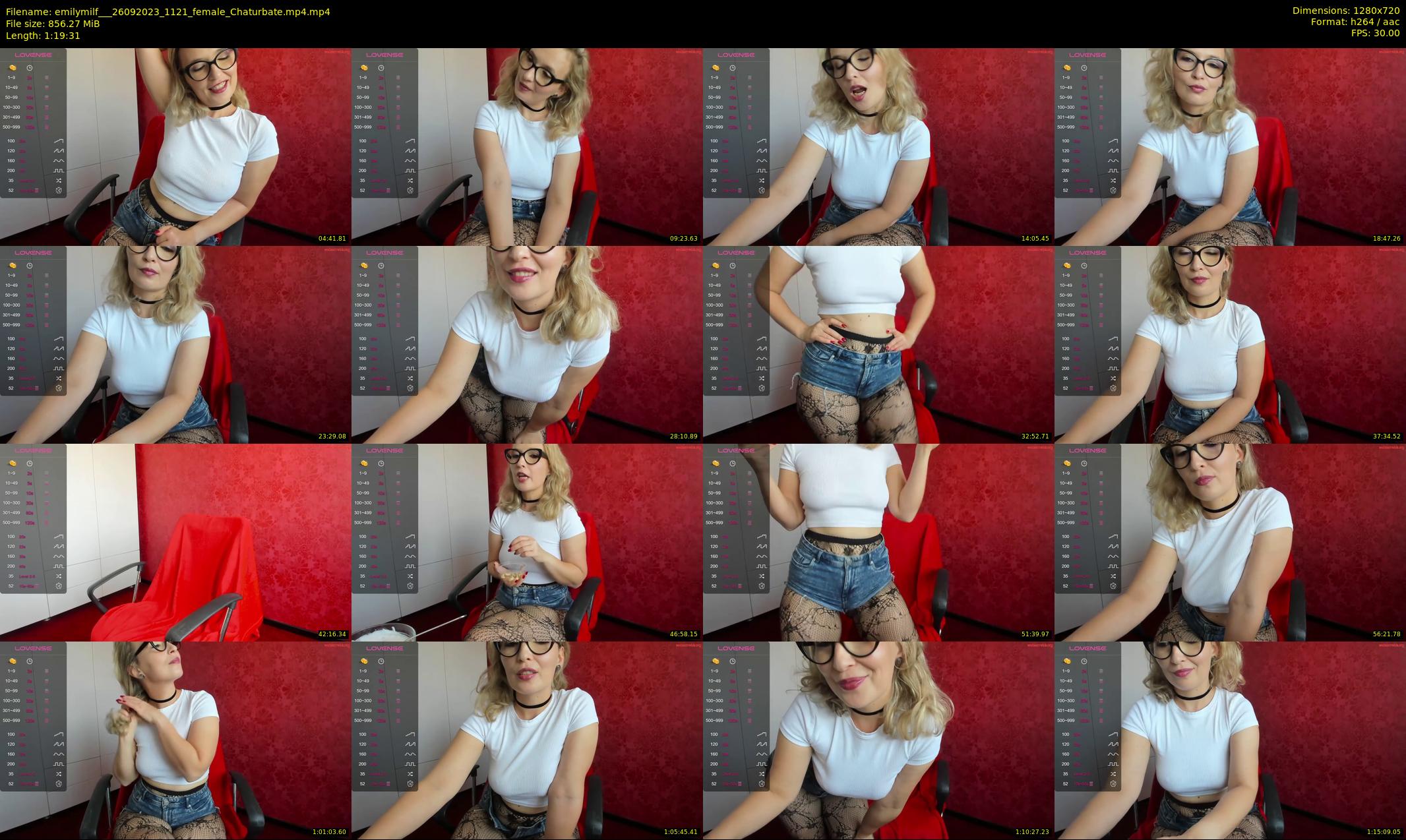 emilymilf__ — 80 minute Chaturbate female cam show recording, 720p, Sep 26, 2023