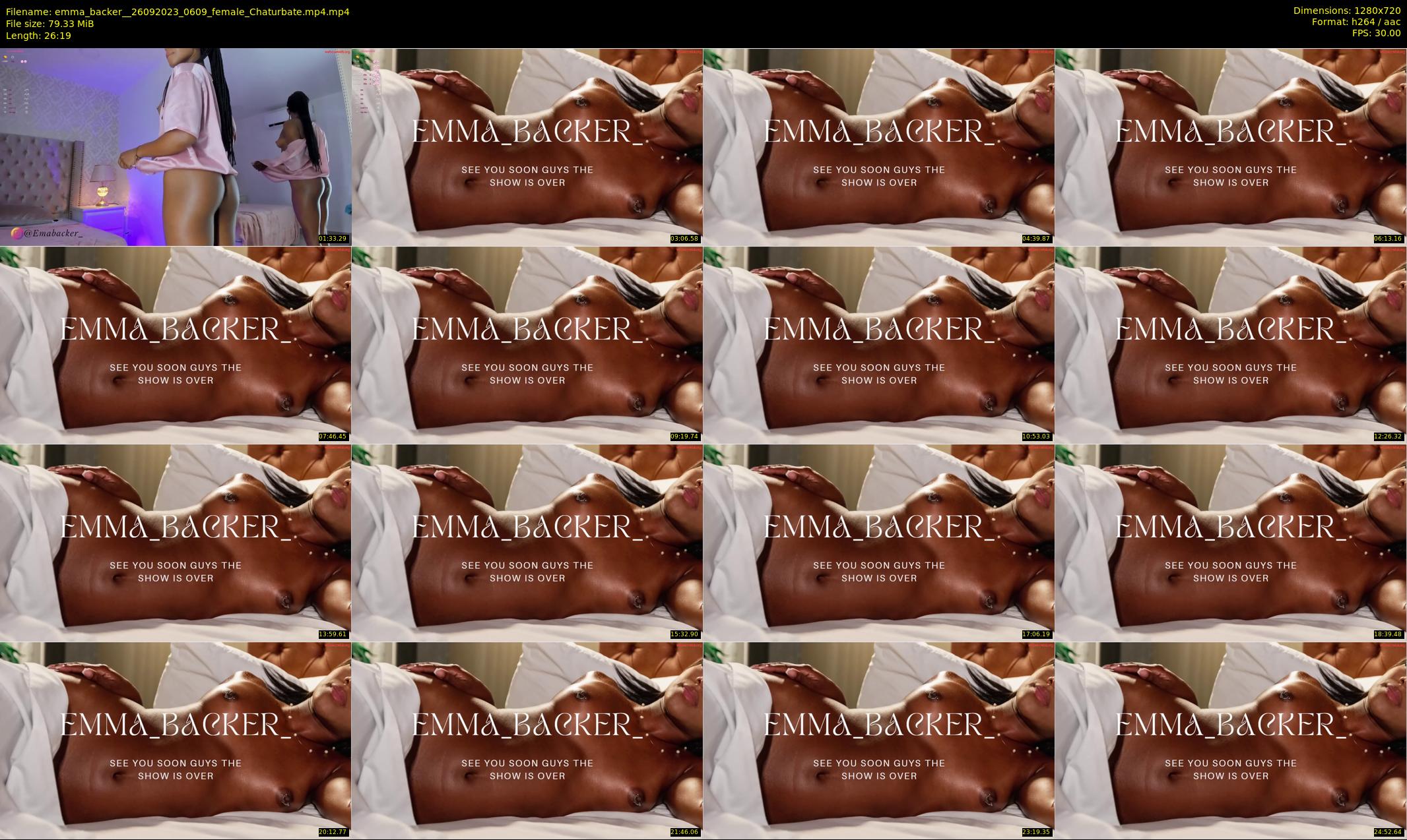 emma_backer_ — 27 minute Chaturbate female cam show recording, 720p, Sep 26, 2023
