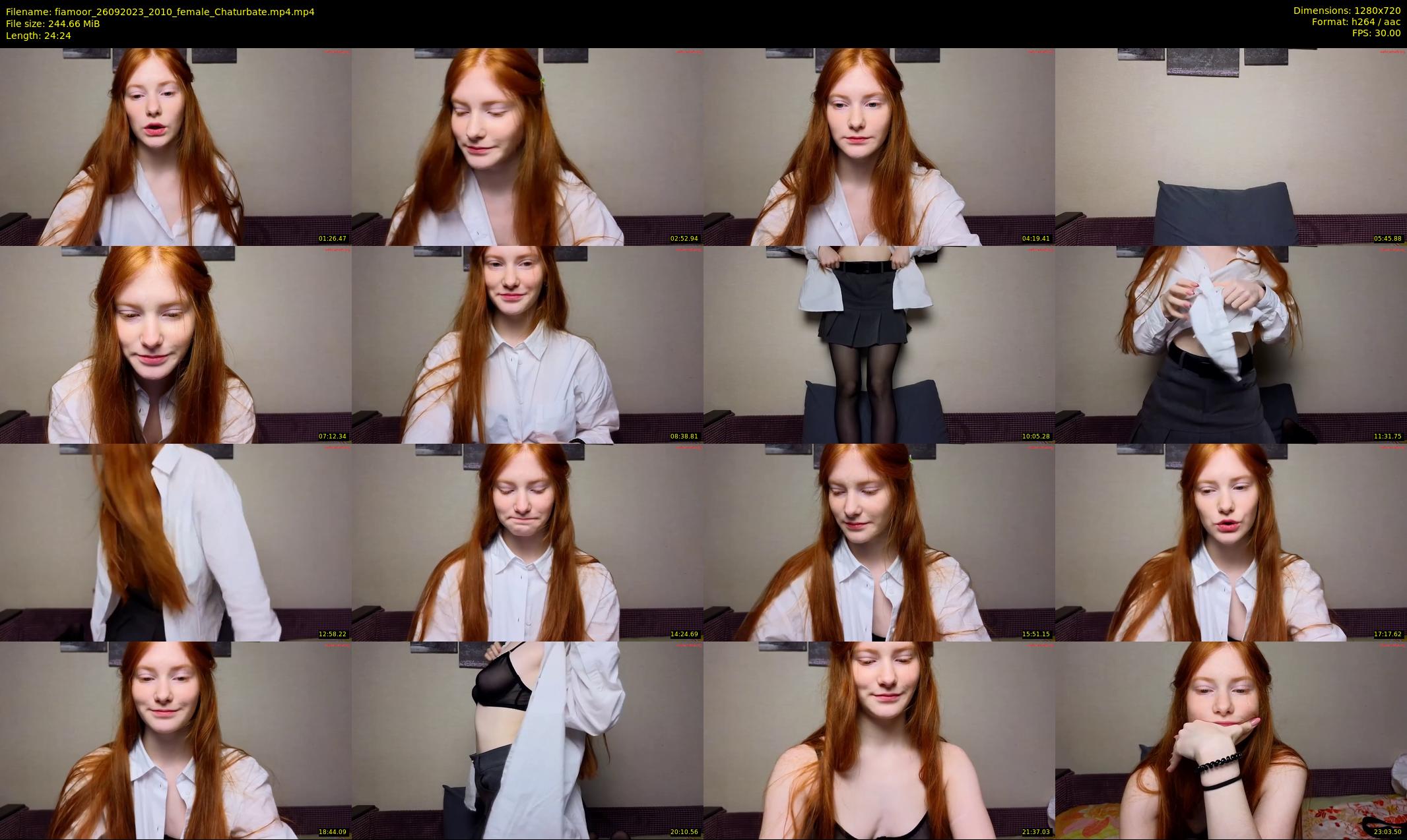 fiamoor — 25 minute Chaturbate female cam show recording, 720p, Sep 26, 2023