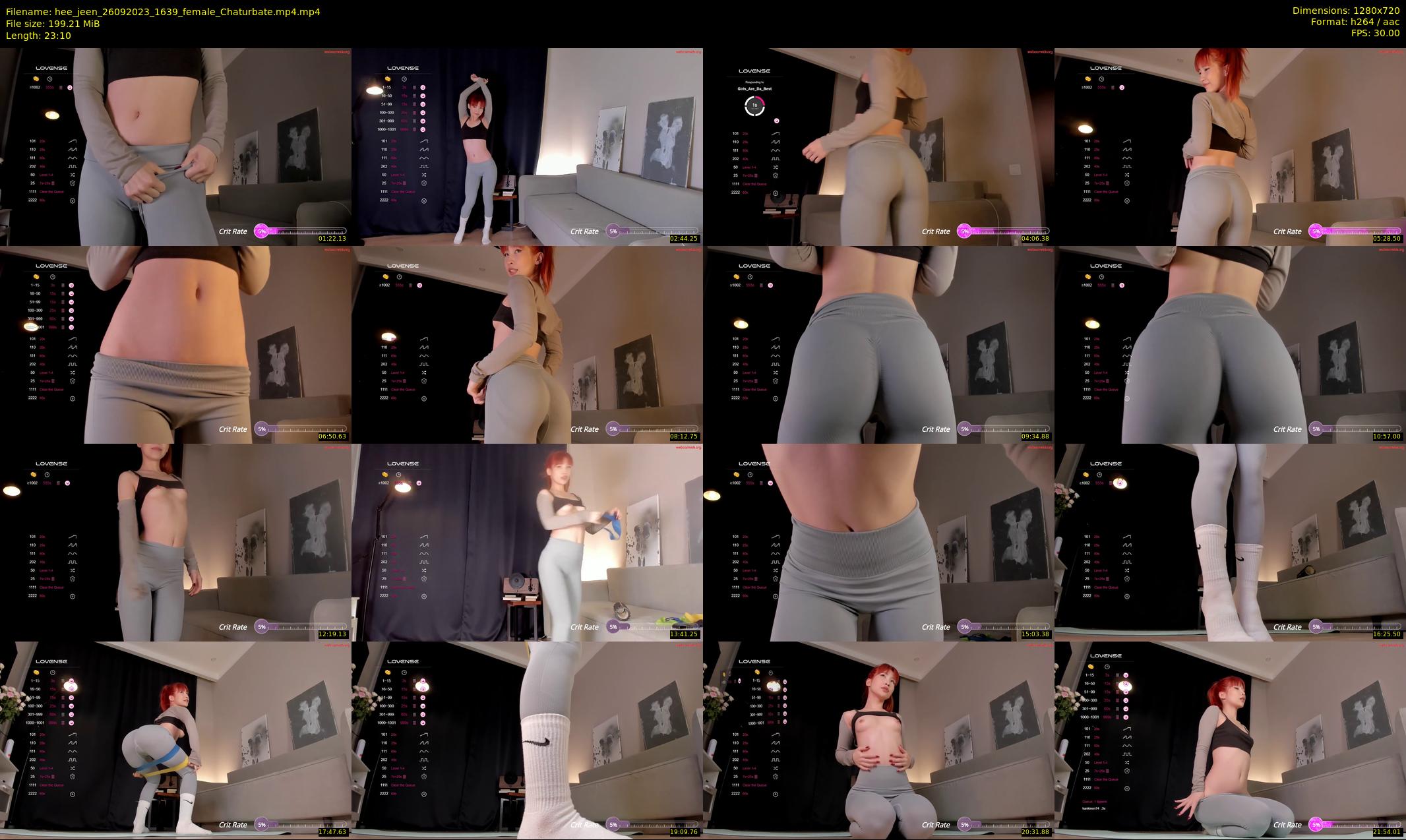 hee_jeen — 24 minute Chaturbate female cam show recording, 720p, Sep 26, 2023