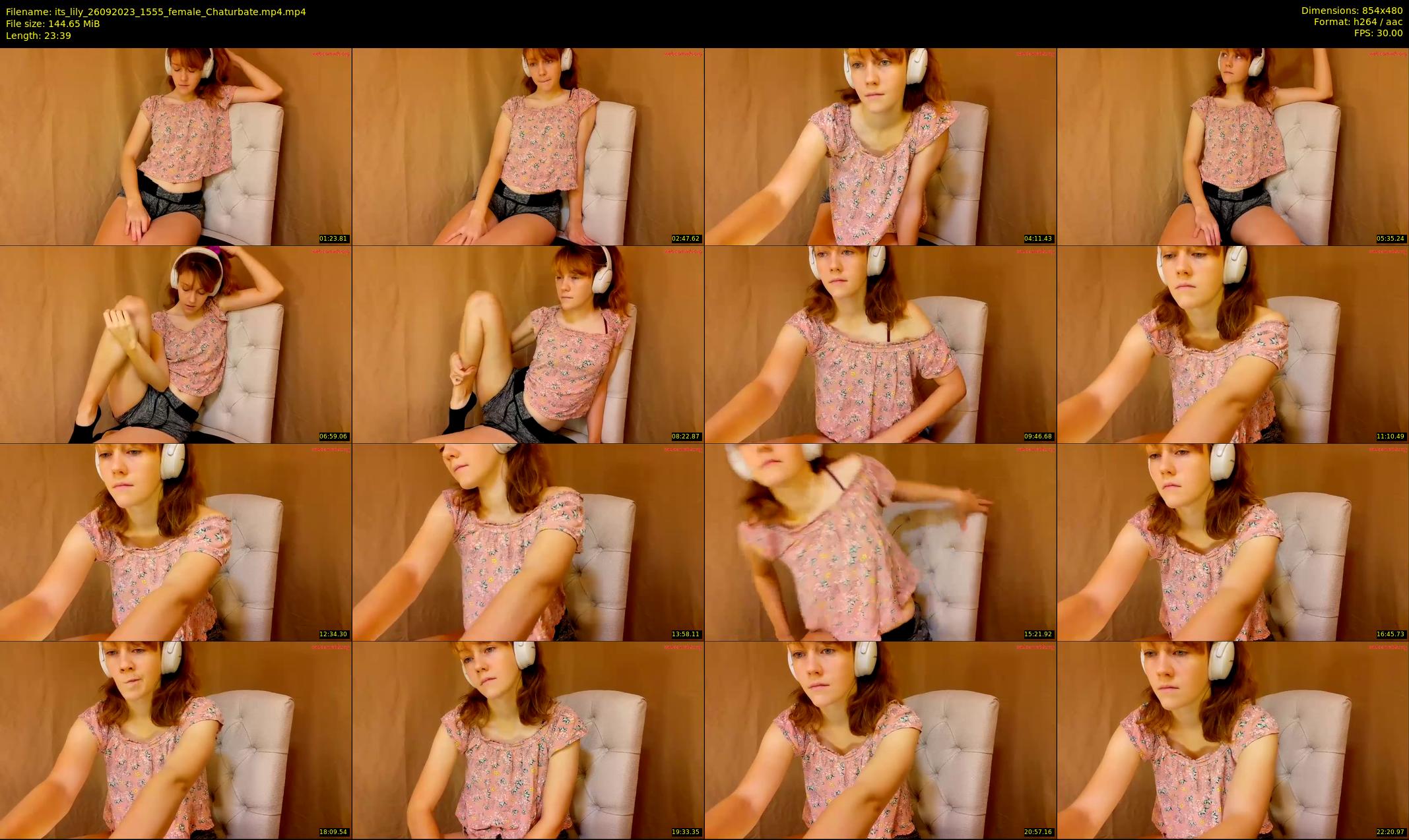 its_lily — 24 minute Chaturbate female cam show recording, 480p, Sep 26, 2023