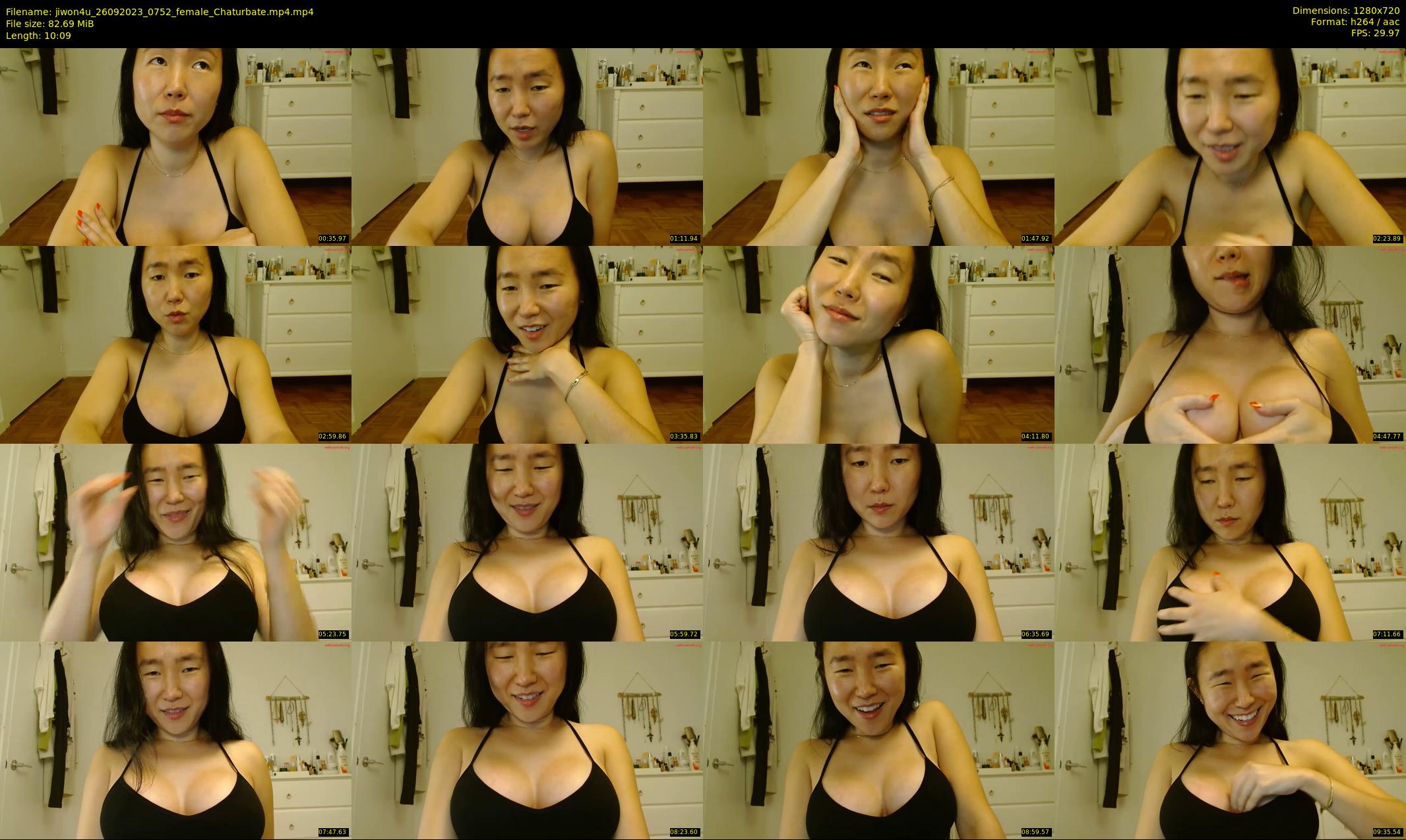 jiwon4u — 11 minute Chaturbate female cam show recording, 720p, Sep 26, 2023