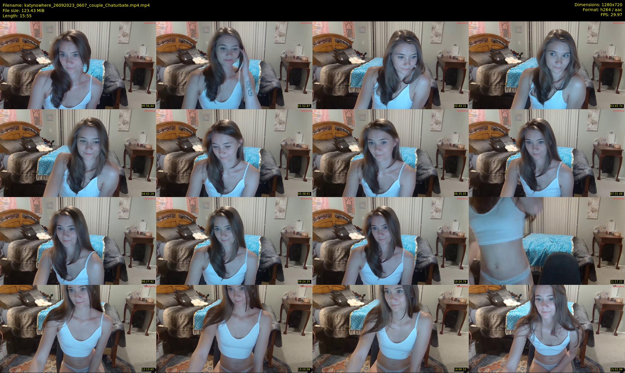 katynowhere — 16 minute Chaturbate female cam show recording, 720p, Sep 26, 2023