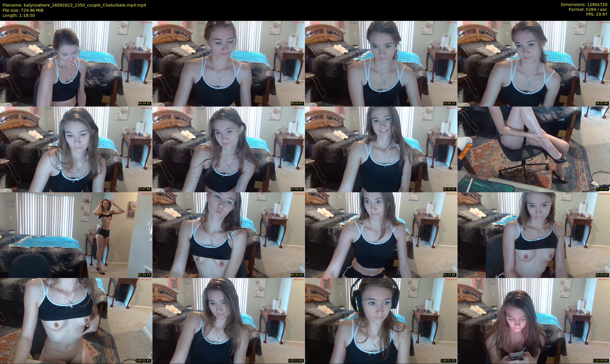 katynowhere — 79 minute Chaturbate female cam show recording, 720p, Sep 26, 2023