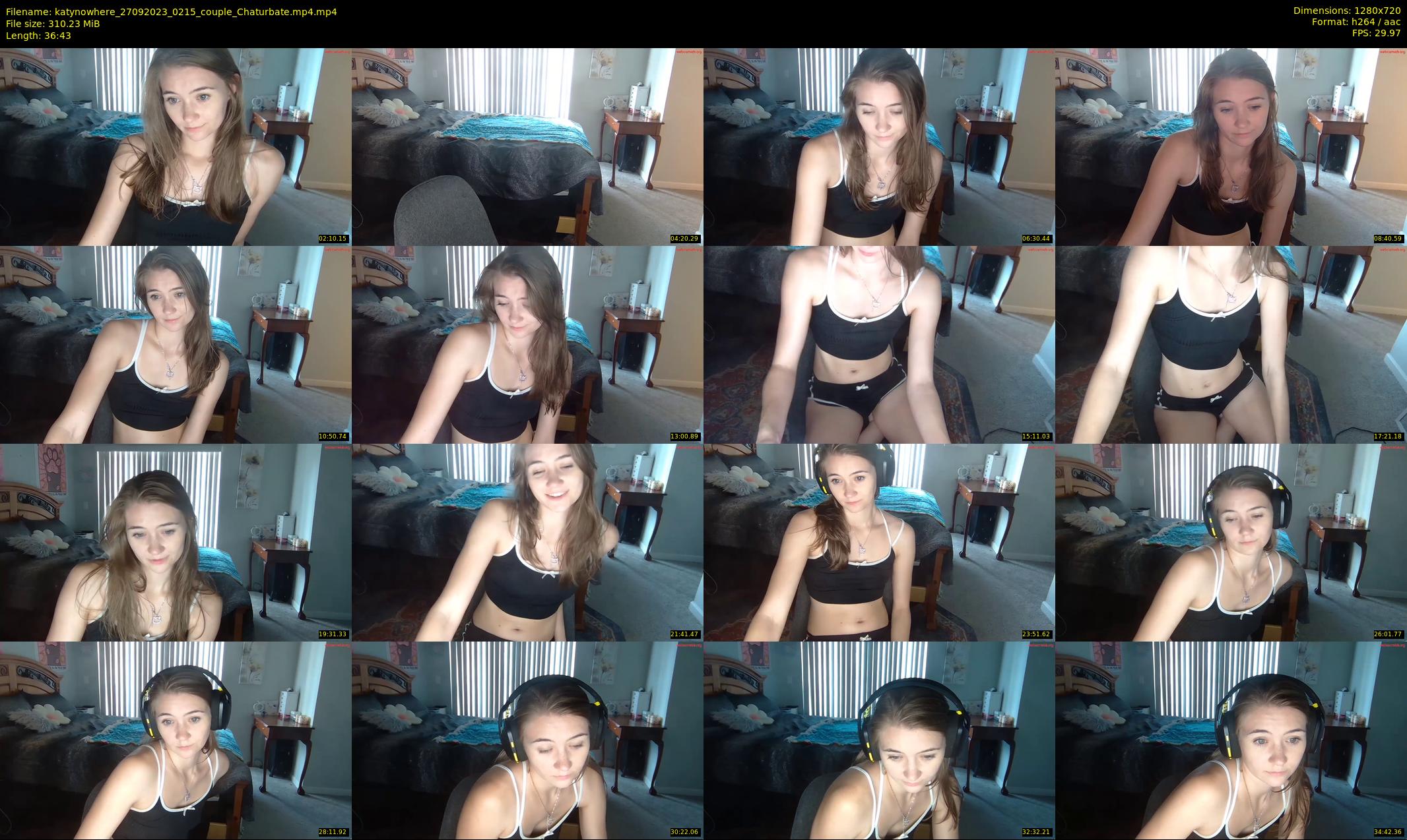 katynowhere — 37 minute Chaturbate female cam show recording, 720p, Sep 27, 2023