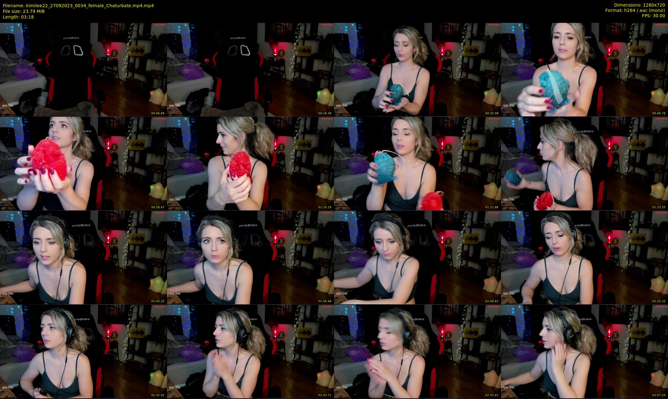 kimilee22 — 4 minute Chaturbate female cam show recording, 720p, Sep 27, 2023