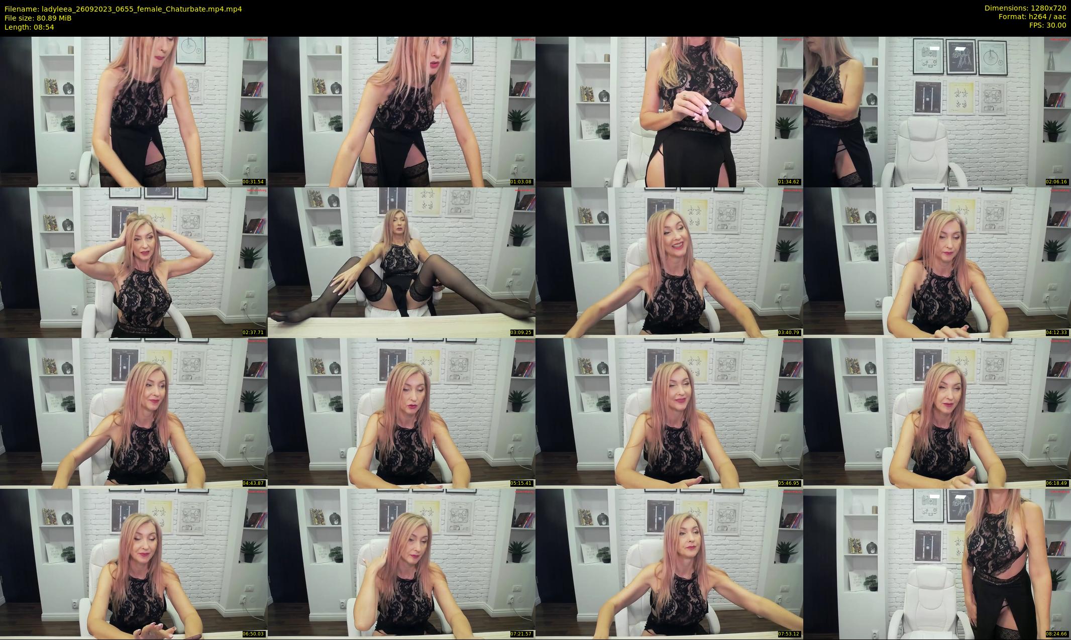 ladyleea — 9 minute Chaturbate female cam show recording, 720p, Sep 26, 2023