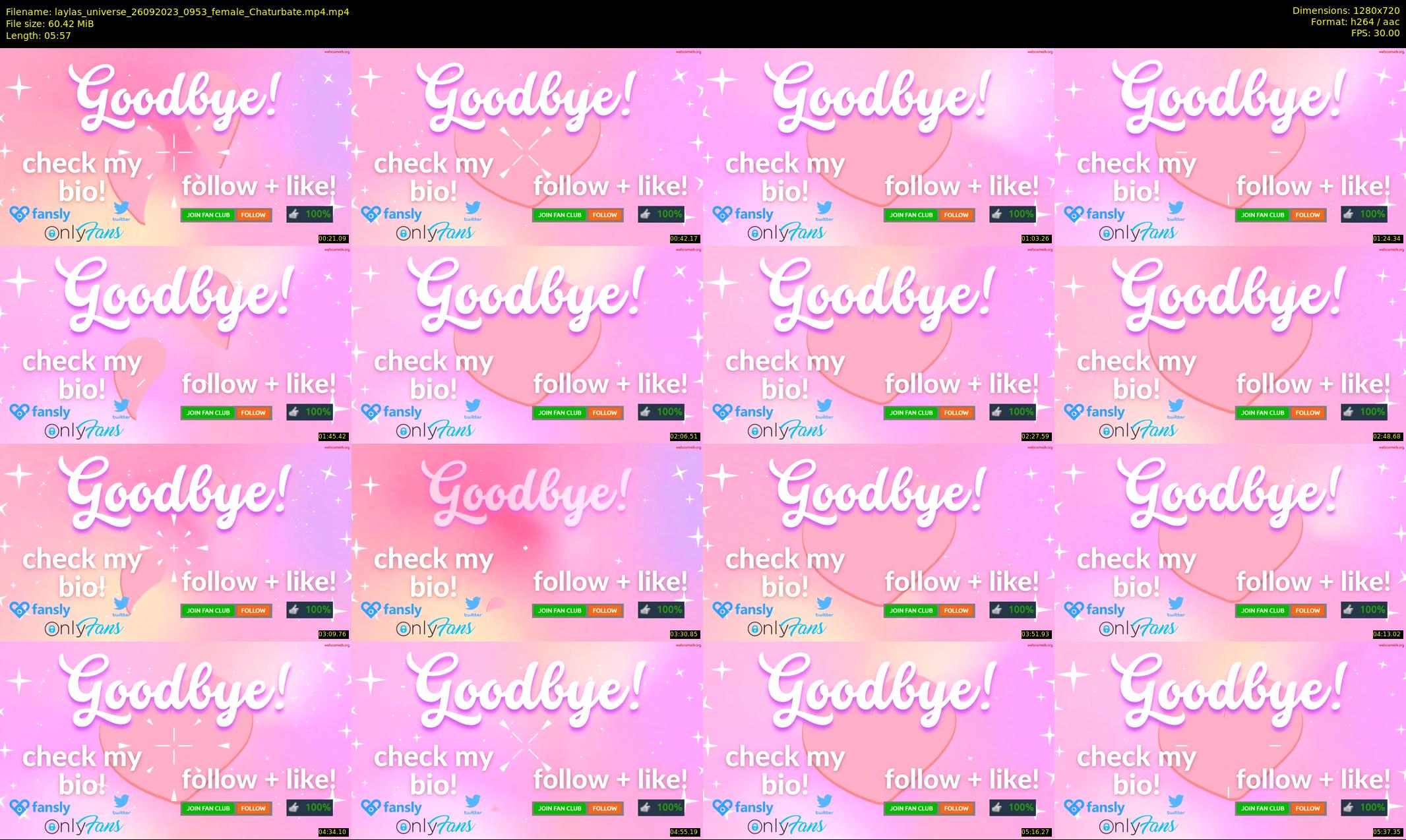 laylas_universe — 6 minute Chaturbate female cam show recording, 720p, Sep 26, 2023