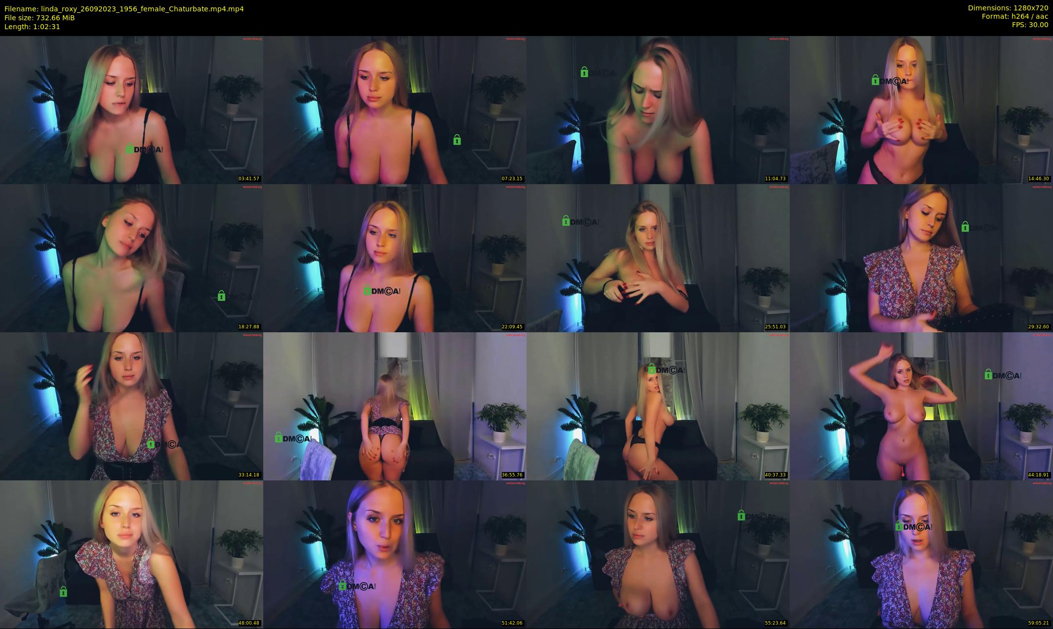 linda_roxy — 63 minute Chaturbate female cam show recording, 720p, Sep 26, 2023