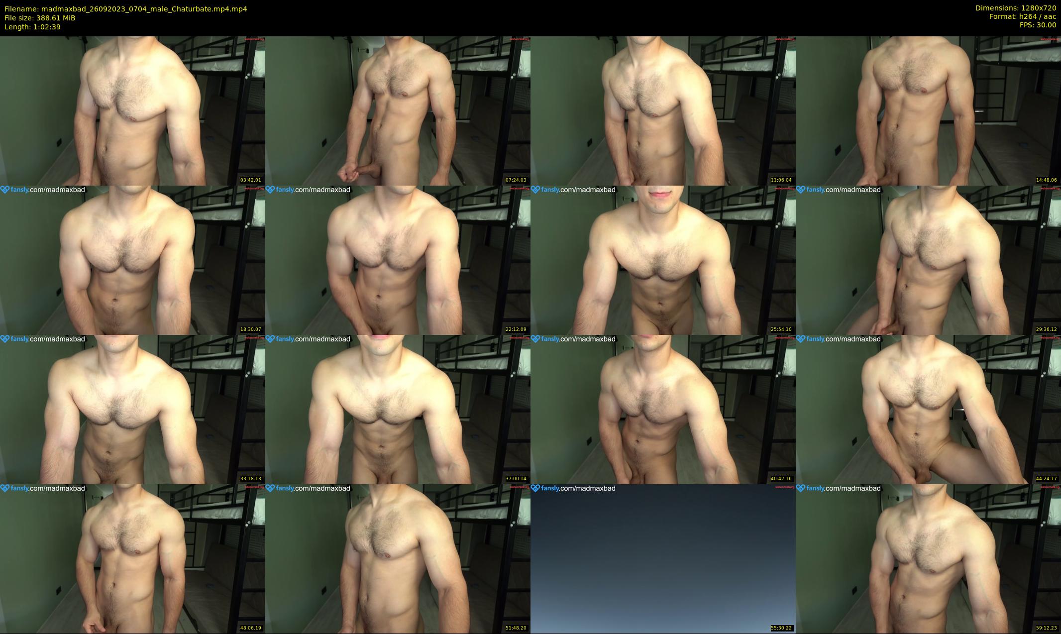 madmaxbad — 63 minute Chaturbate male cam show recording, 720p, Sep 26, 2023