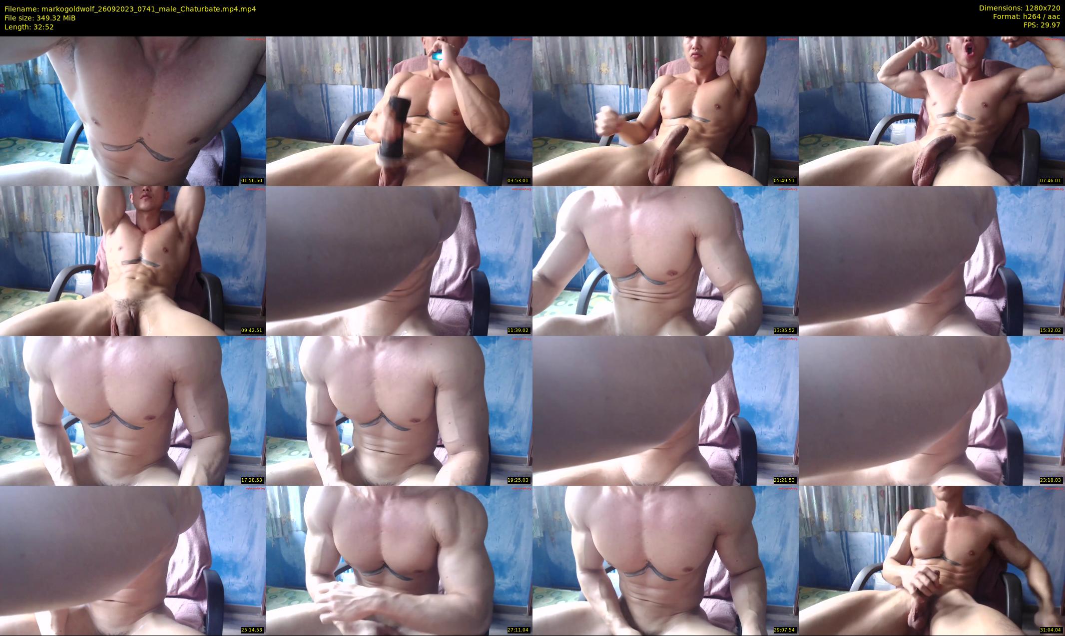 markogoldwolf — 33 minute Chaturbate male cam show recording, 720p, Sep 26, 2023