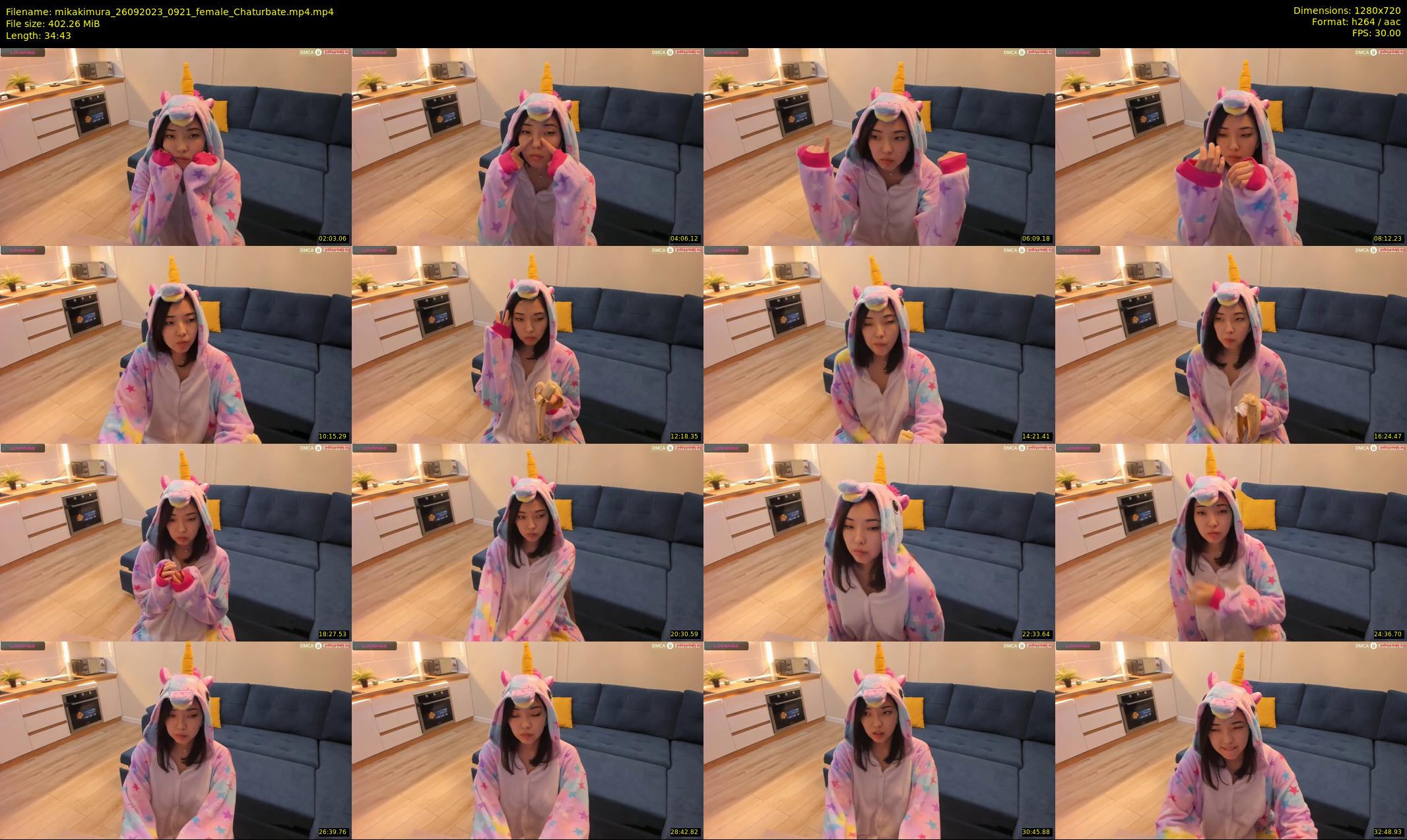 mikakimura — 35 minute Chaturbate female cam show recording, 720p, Sep 26, 2023