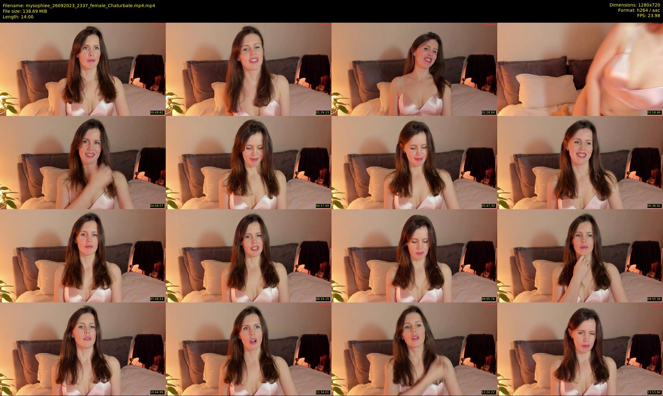 mysophiee — 14 minute Chaturbate female cam show recording, 720p, Sep 26, 2023