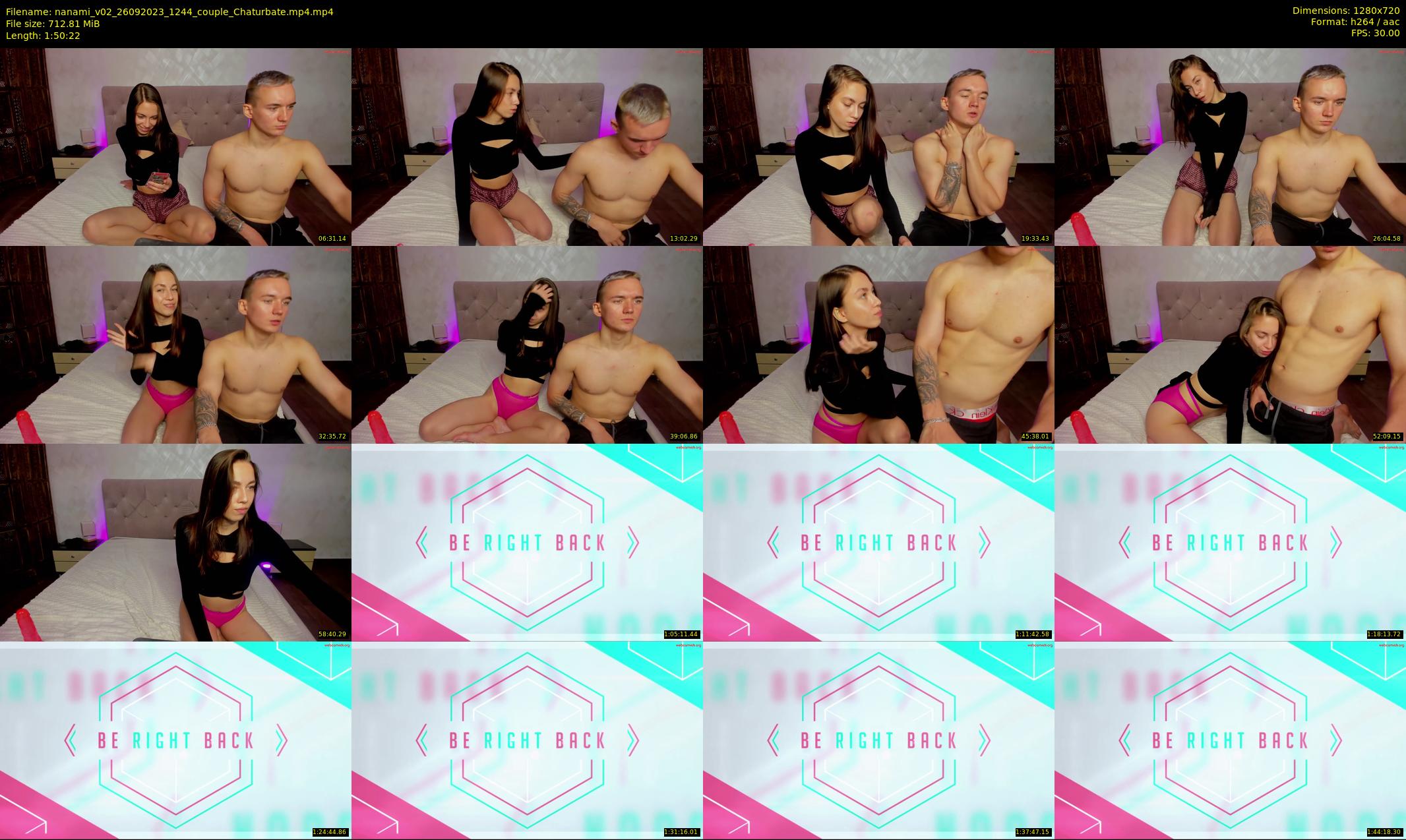 nanami_v02 — 111 minute Chaturbate couple cam show recording, 720p, Sep 26, 2023