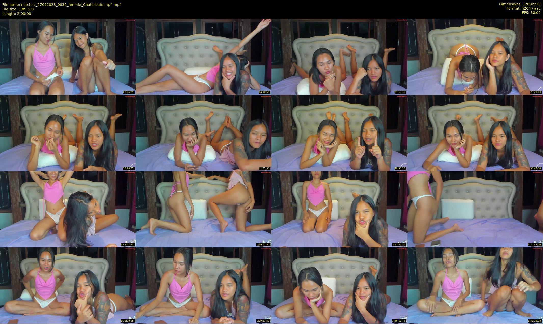 natchac — 120 minute Chaturbate female cam show recording, 720p, Sep 27, 2023