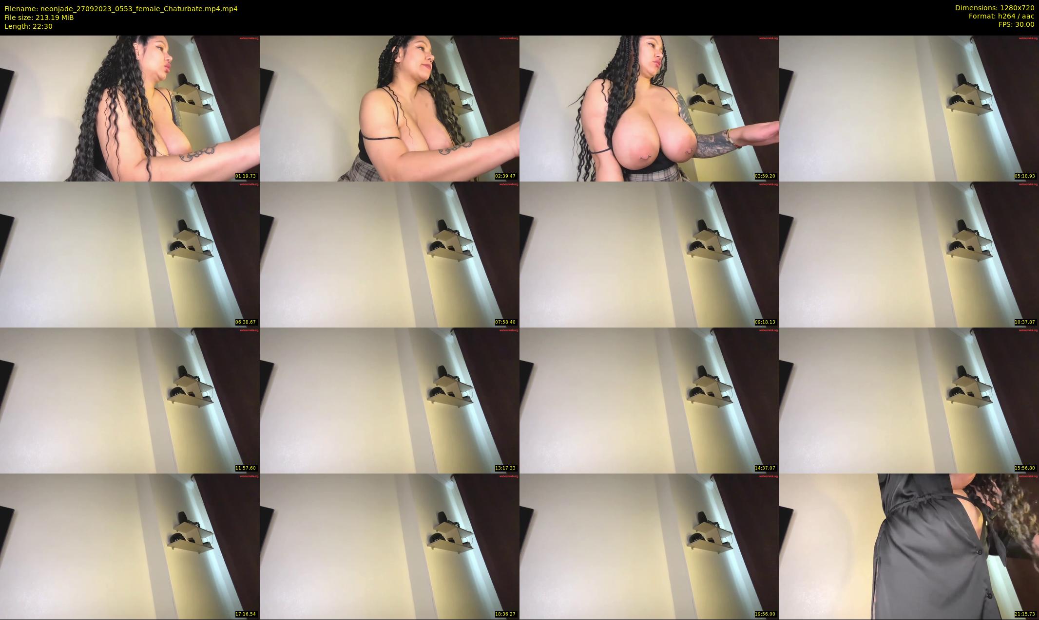 neonjade — 23 minute Chaturbate female cam show recording, 720p, Sep 27, 2023