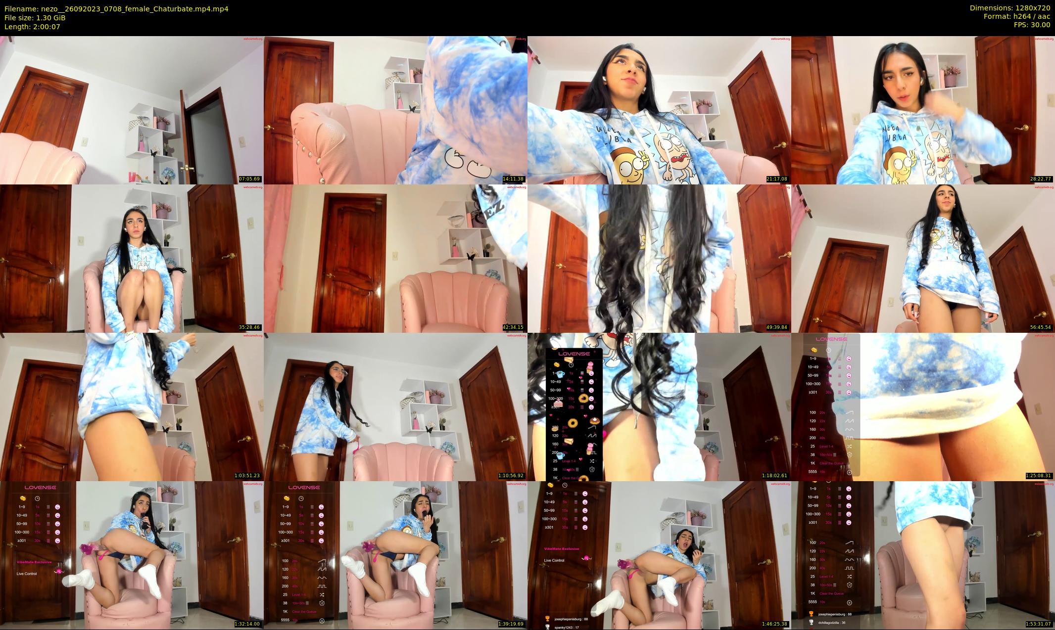 nezo_ — 121 minute Chaturbate female cam show recording, 720p, Sep 26, 2023
