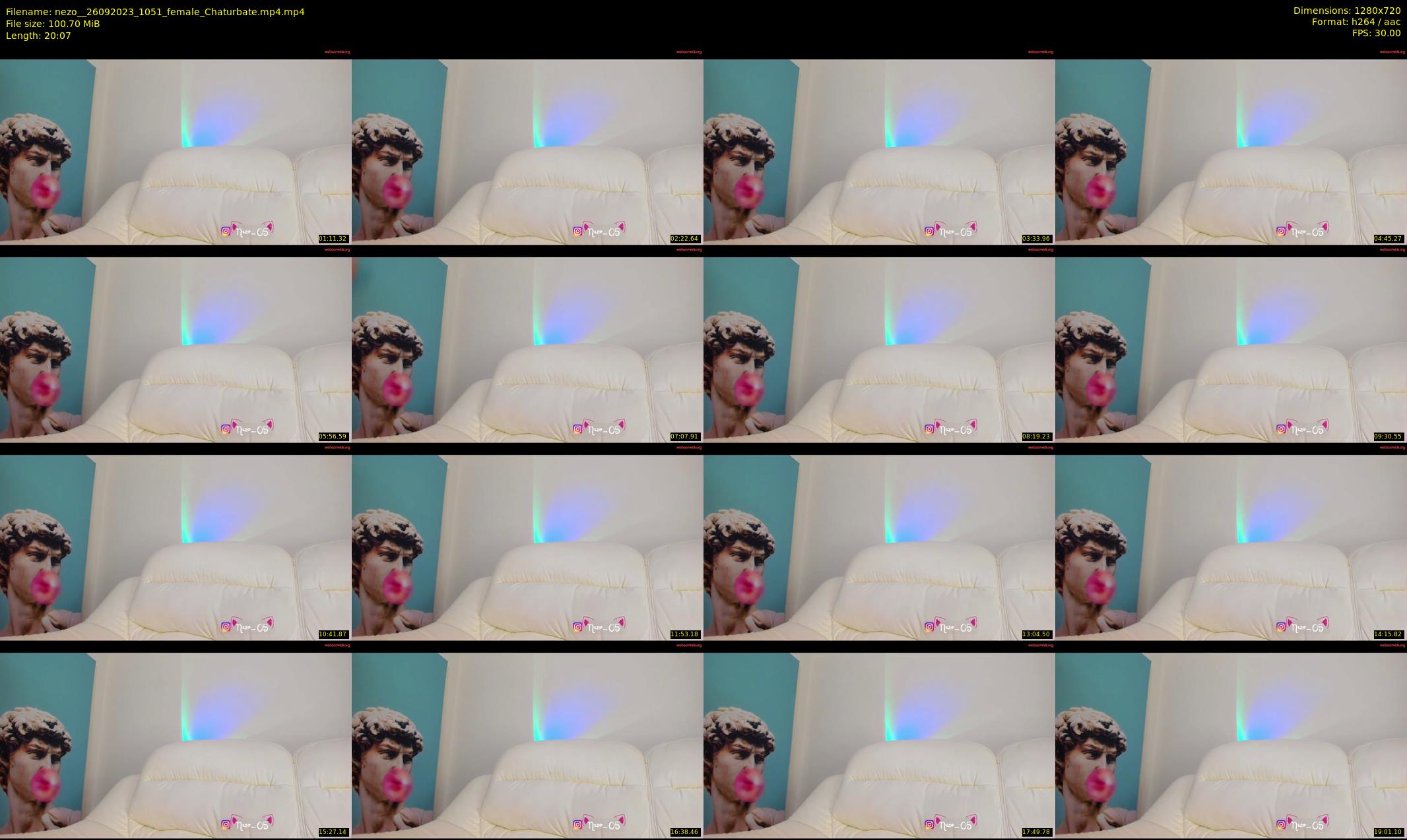 nezo_ — 21 minute Chaturbate female cam show recording, 720p, Sep 26, 2023