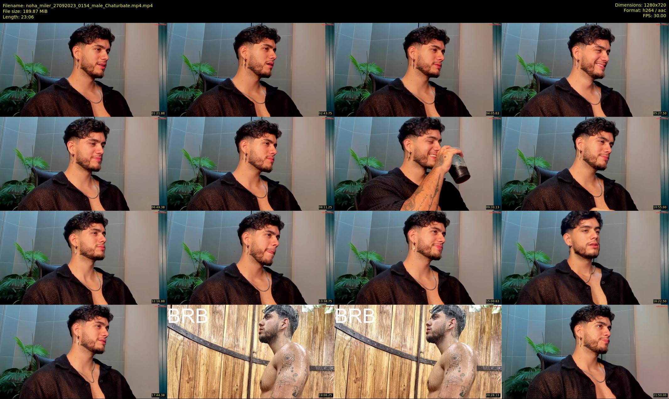 noha_miler — 24 minute Chaturbate male cam show recording, 720p, Sep 27, 2023