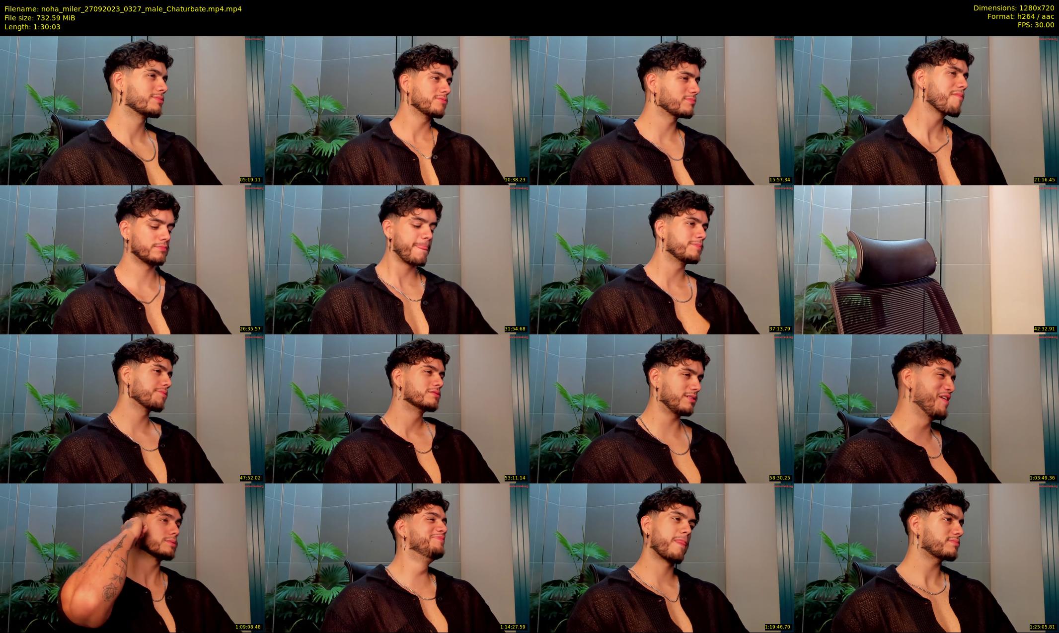 noha_miler — 91 minute Chaturbate male cam show recording, 720p, Sep 27, 2023
