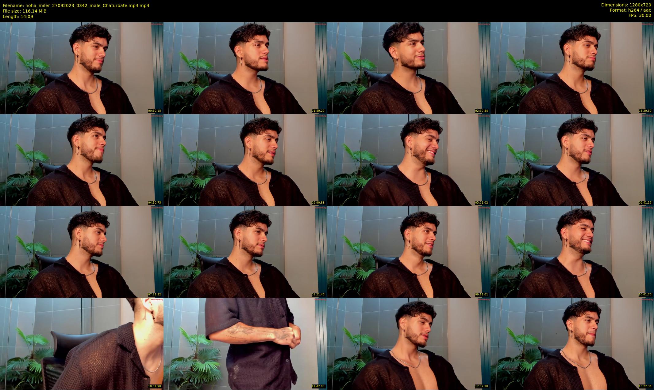 noha_miler — 15 minute Chaturbate male cam show recording, 720p, Sep 27, 2023