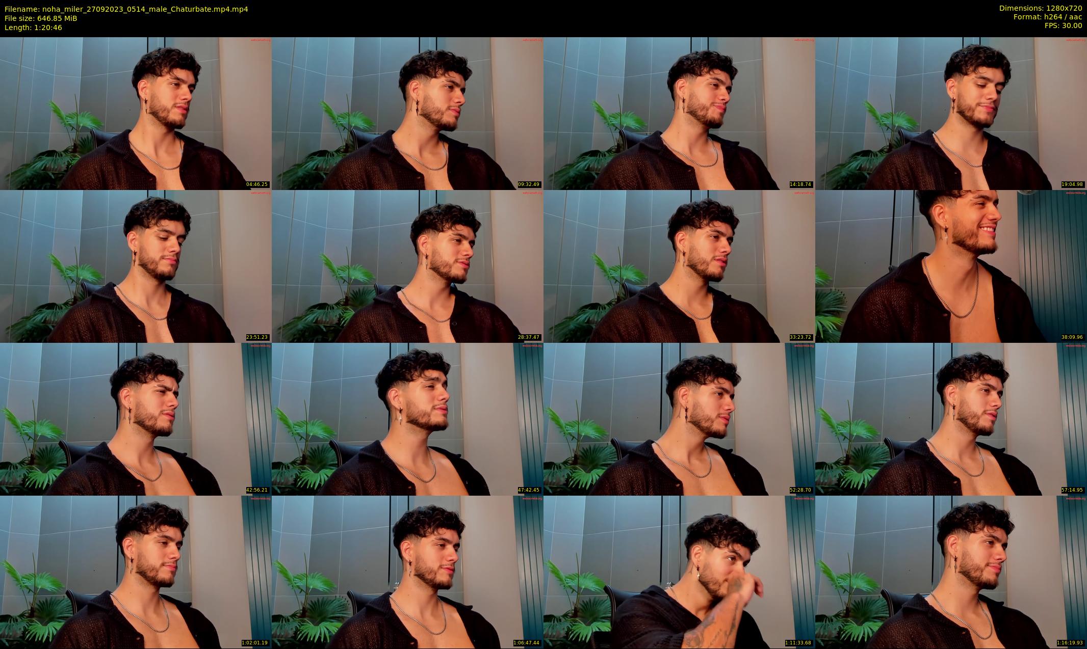 noha_miler — 81 minute Chaturbate male cam show recording, 720p, Sep 27, 2023
