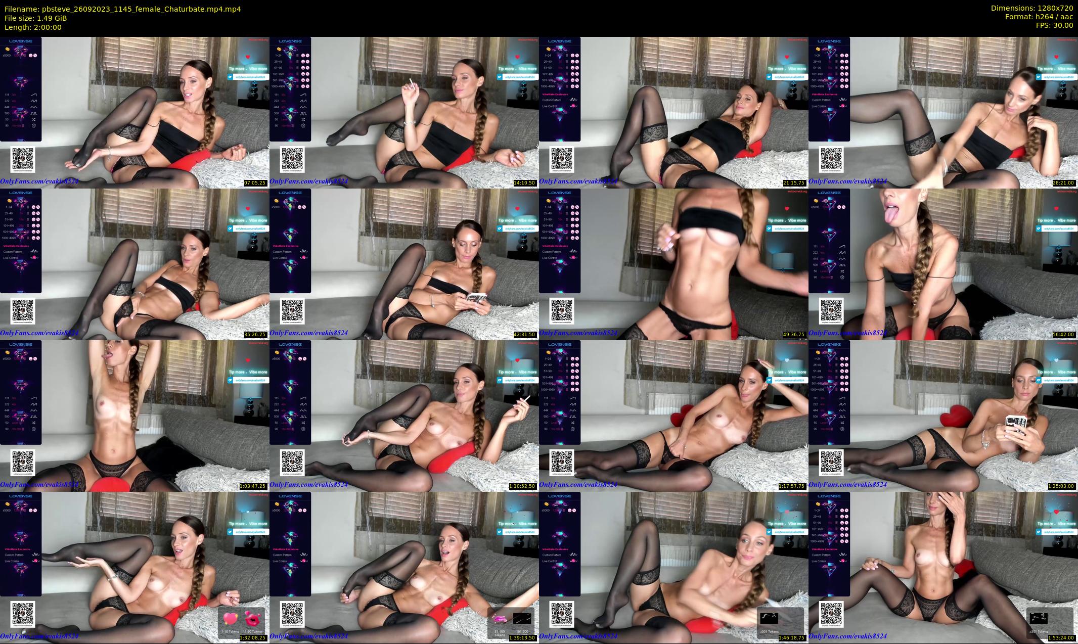 pbsteve — 120 minute Chaturbate couple cam show recording, 720p, Sep 26, 2023