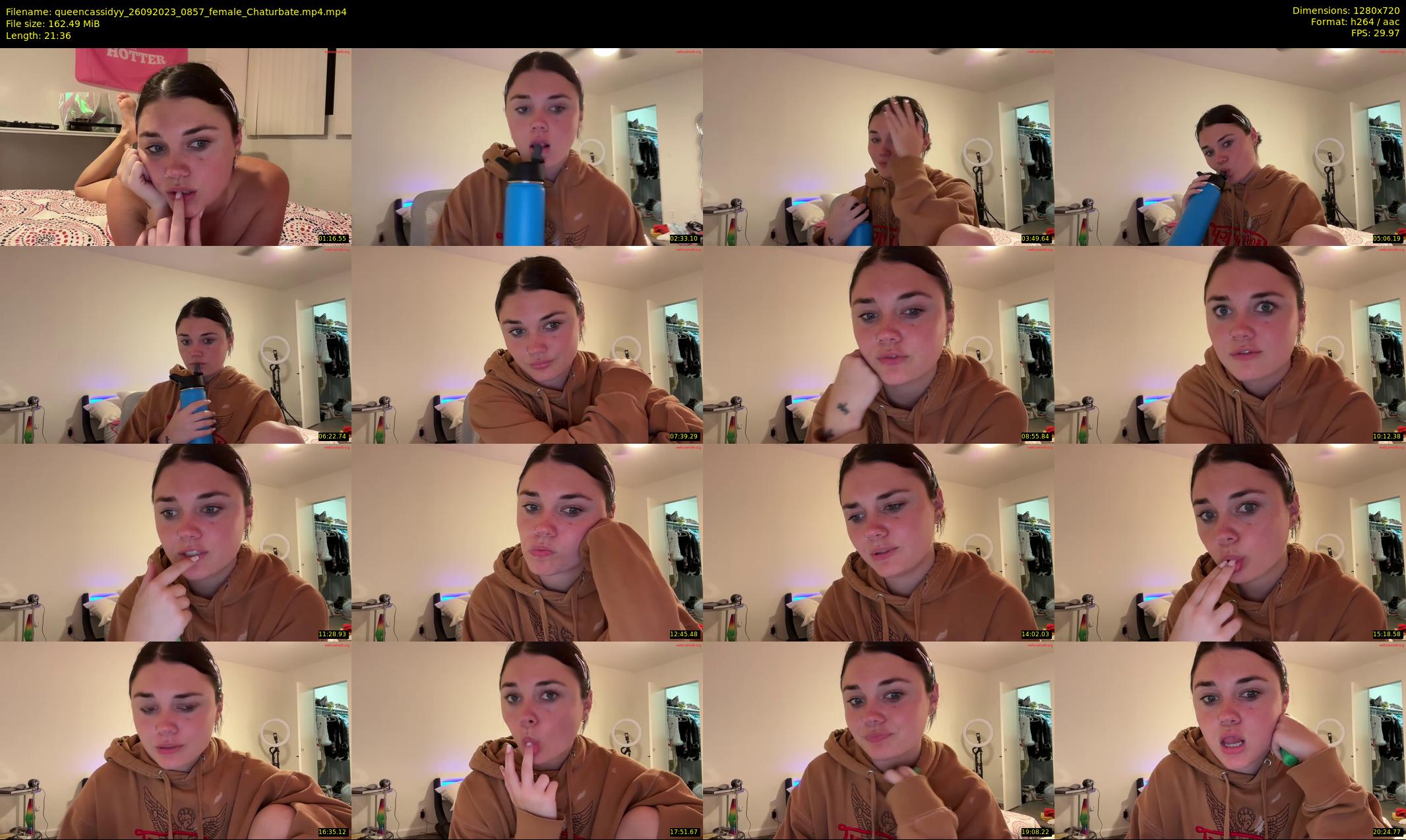 queencassidyy — 22 minute Chaturbate female cam show recording, 720p, Sep 26, 2023