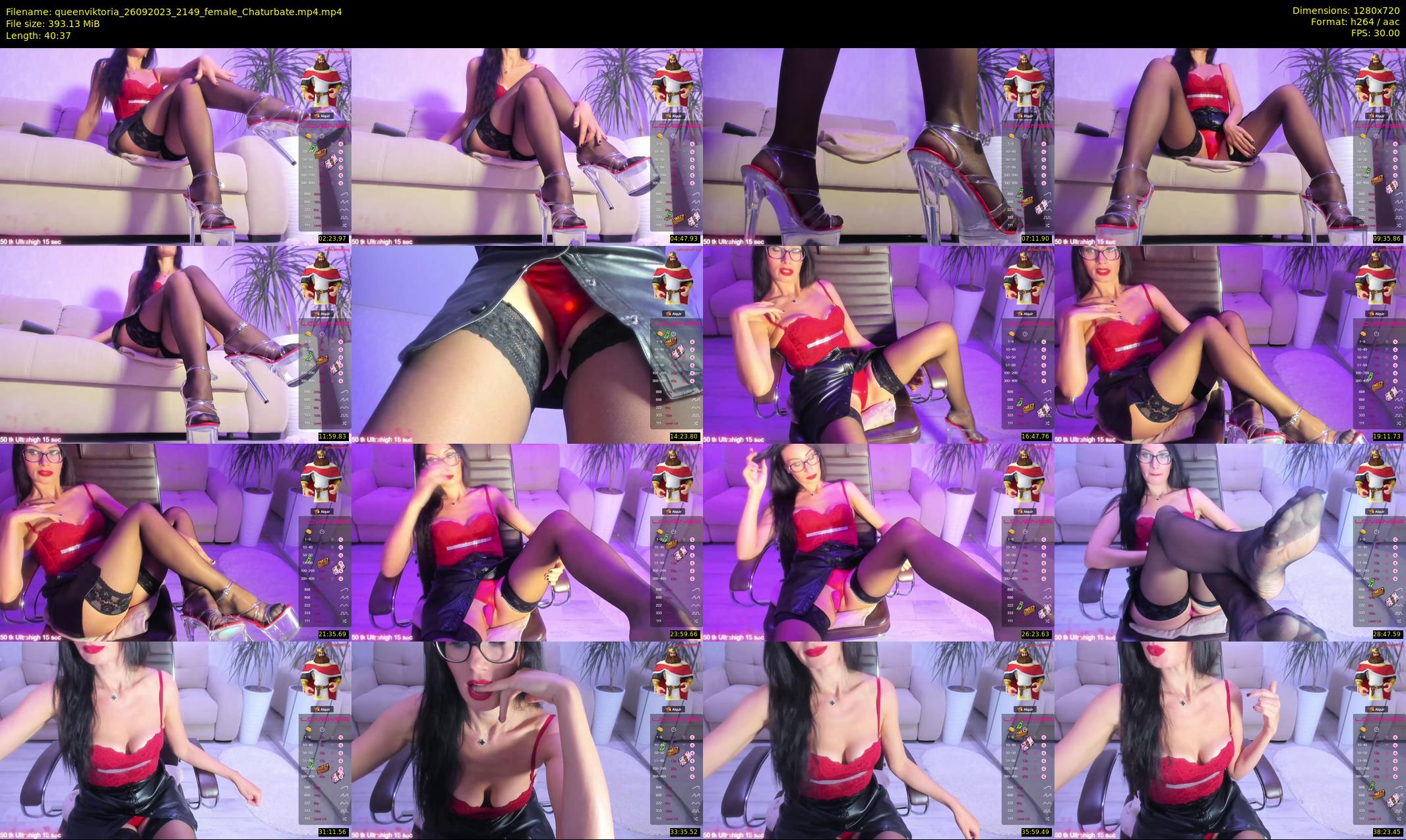 queenviktoria — 41 minute Chaturbate female cam show recording, 720p, Sep 26, 2023
