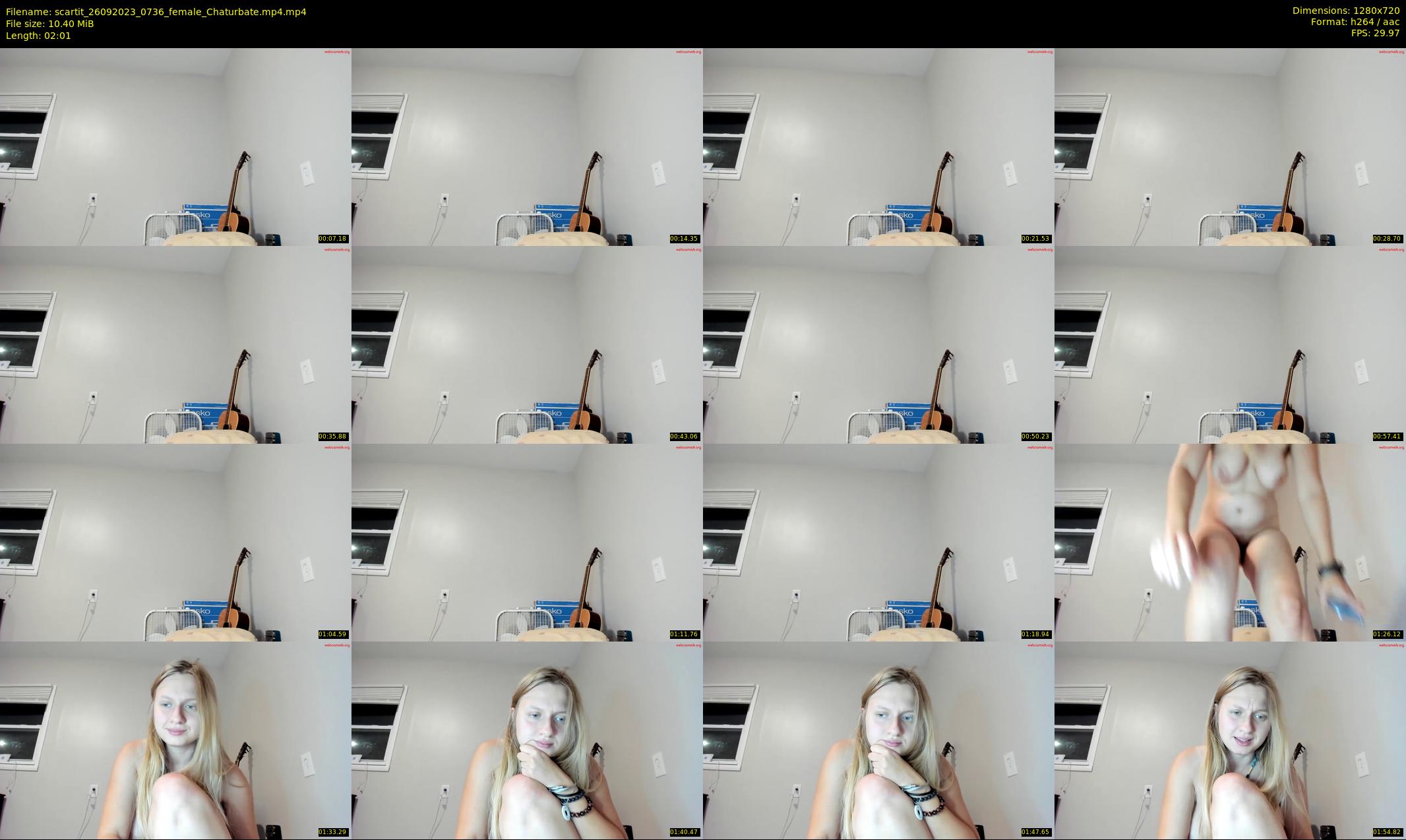 scartit — 3 minute Chaturbate female cam show recording, 720p, Sep 26, 2023