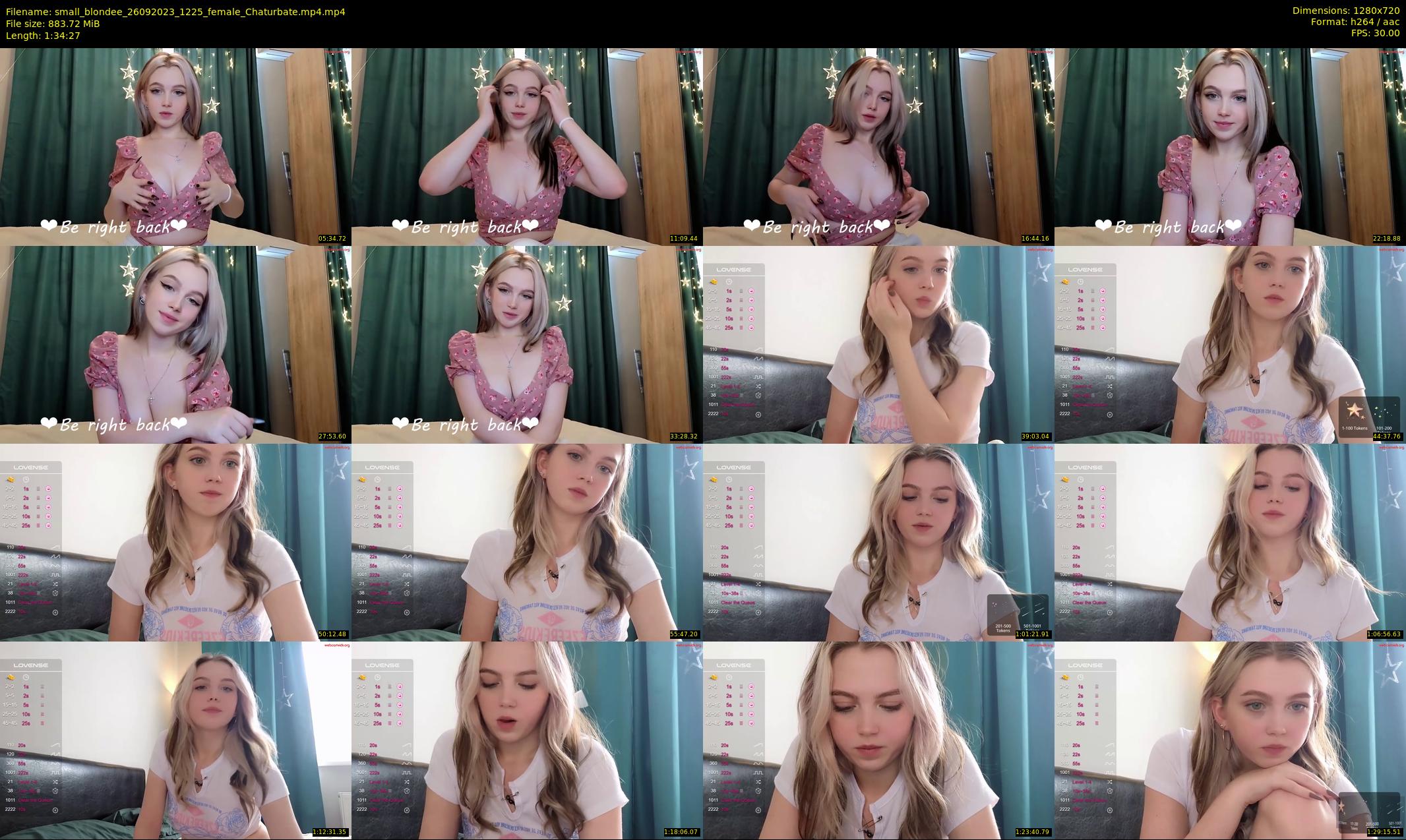 small_blondee — 95 minute Chaturbate female cam show recording, 720p, Sep 26, 2023