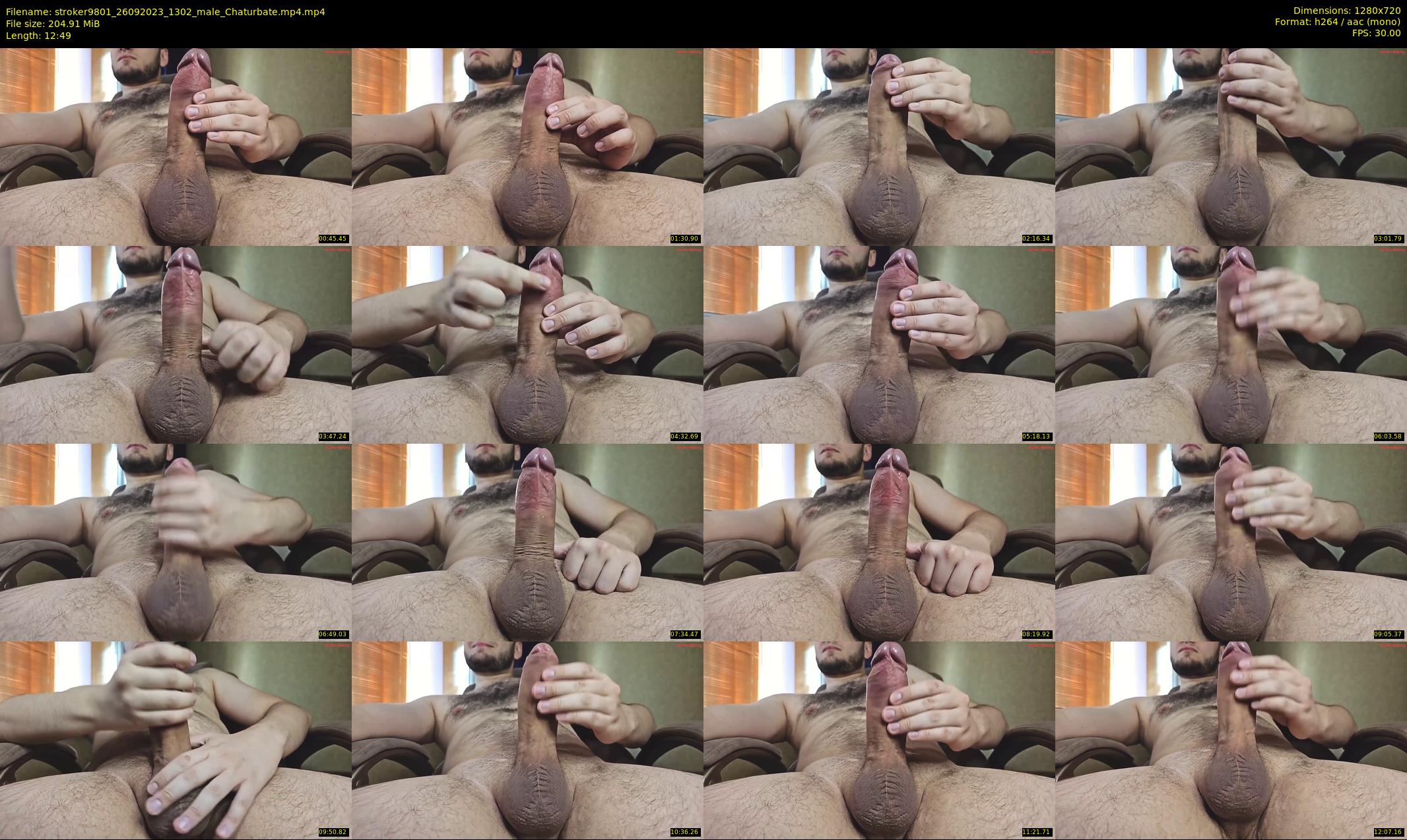 stroker9801 — 13 minute Chaturbate male cam show recording, 720p, Sep 26, 2023