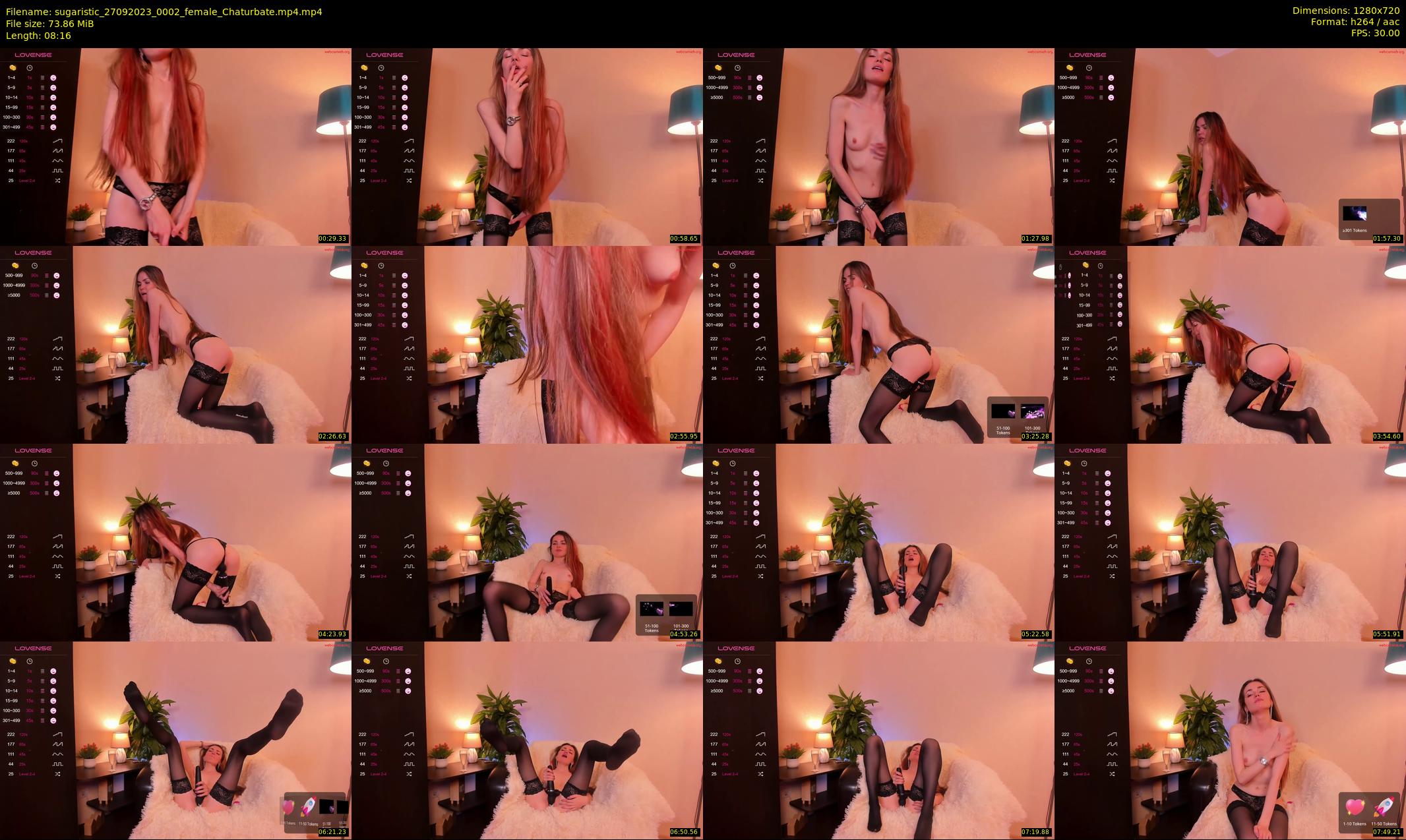 sugaristic — 9 minute Chaturbate female cam show recording, 720p, Sep 27, 2023