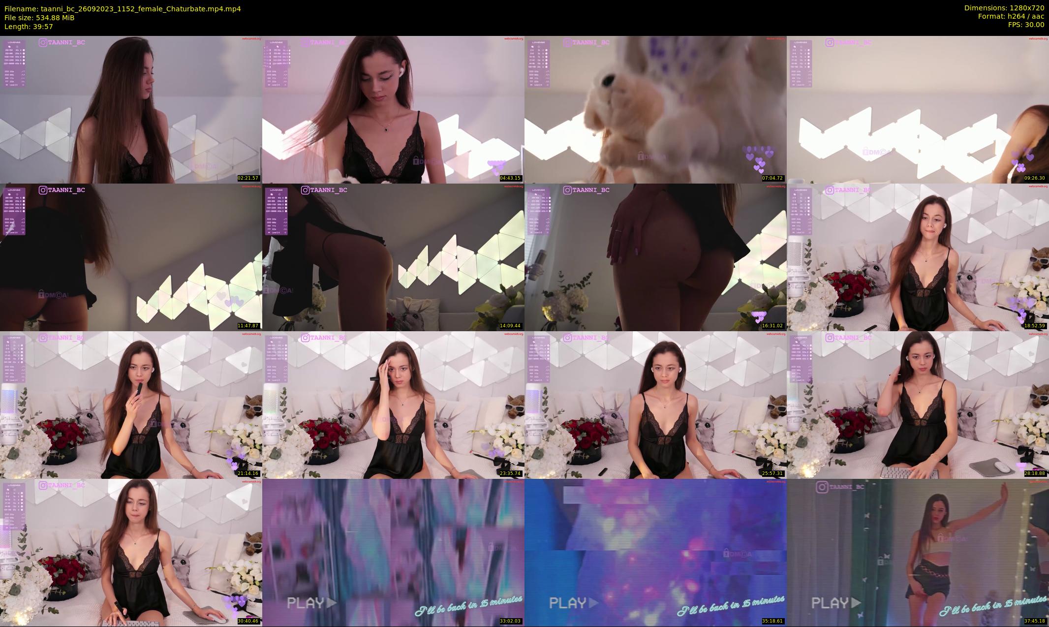 taanni_bc — 40 minute Chaturbate female cam show recording, 720p, Sep 26, 2023