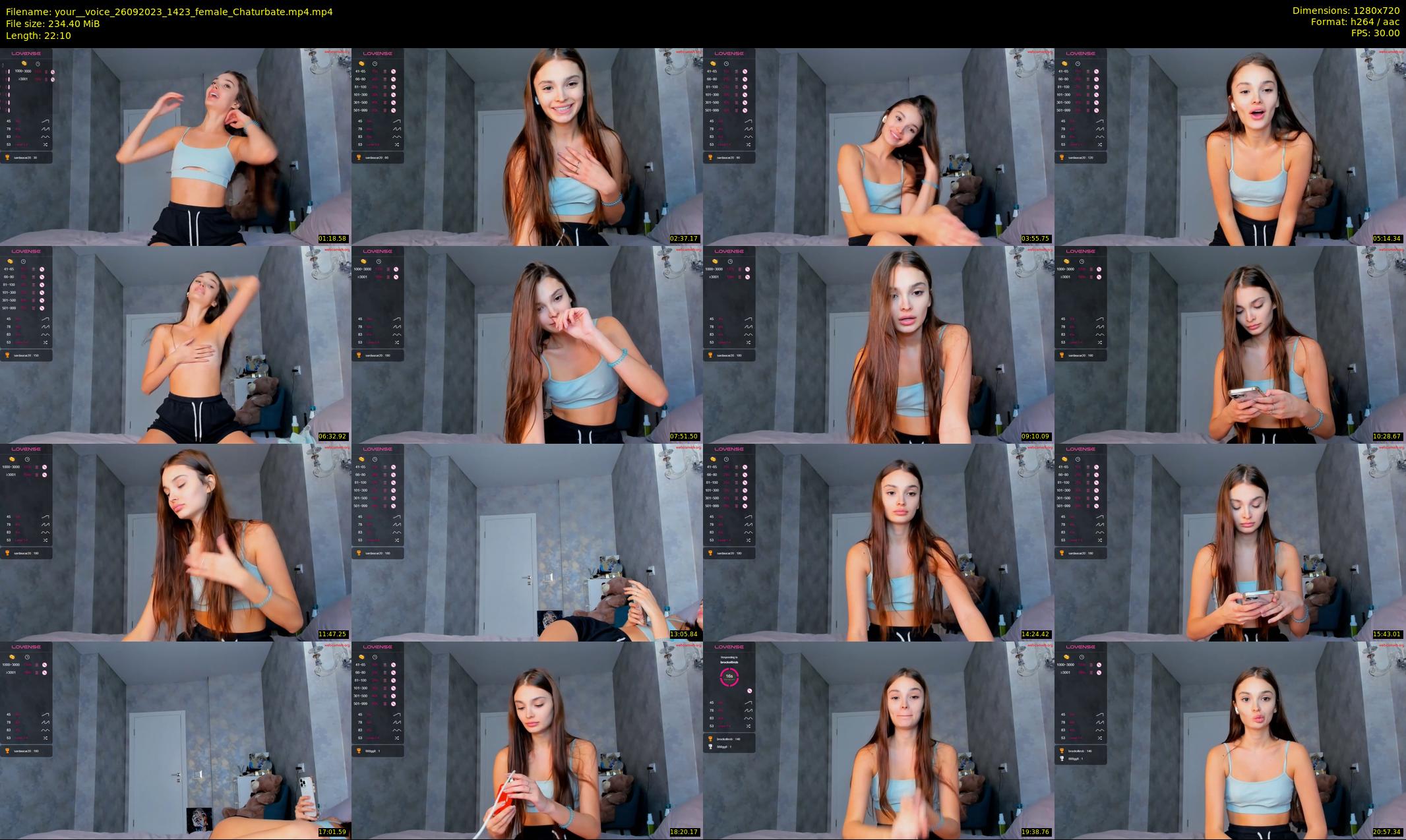 your__voice — 23 minute Chaturbate female cam show recording, 720p, Sep 26, 2023
